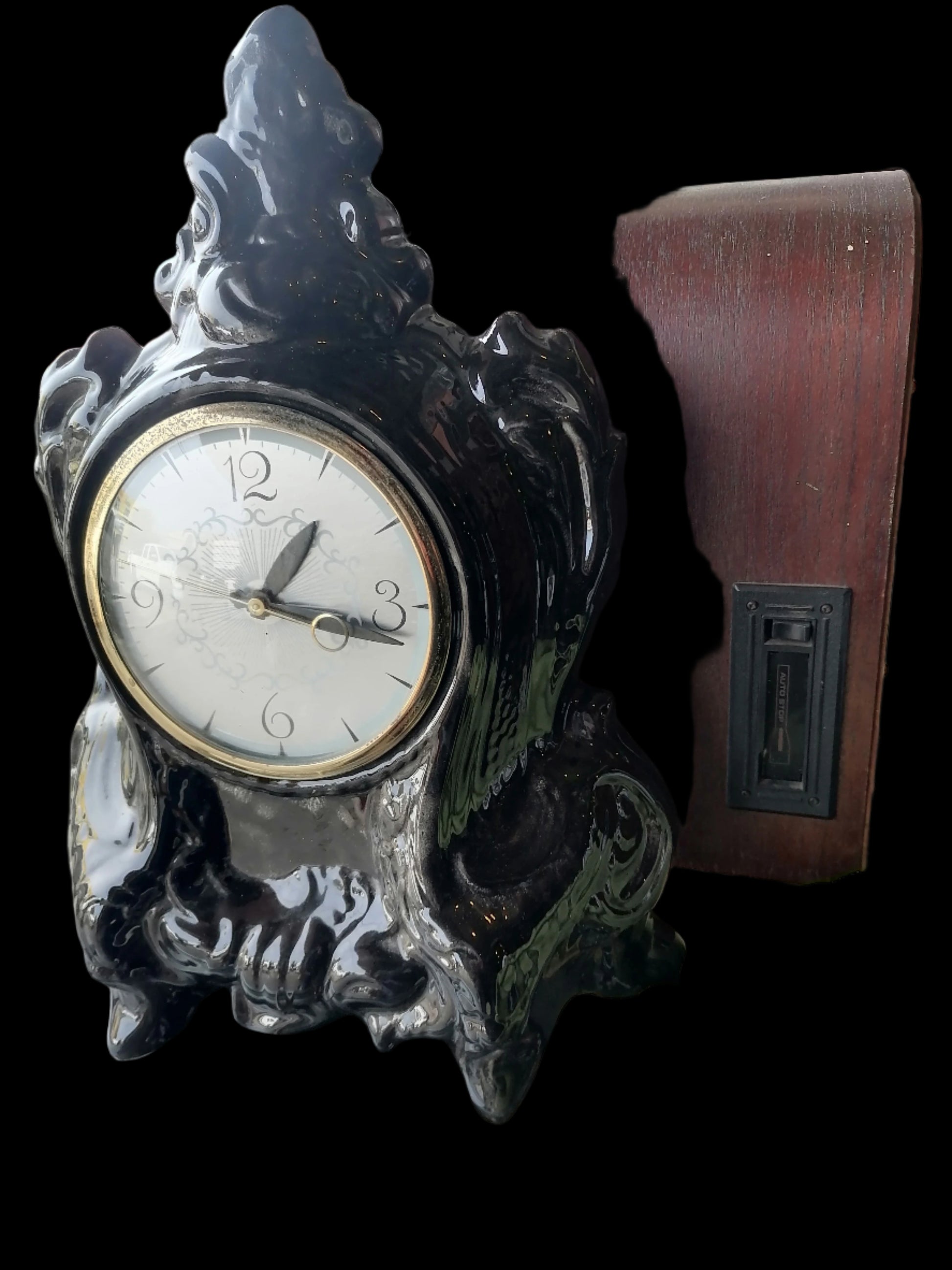 Reloj de Mesa Lanshire Negro - Antiques Bazaar Ensenada