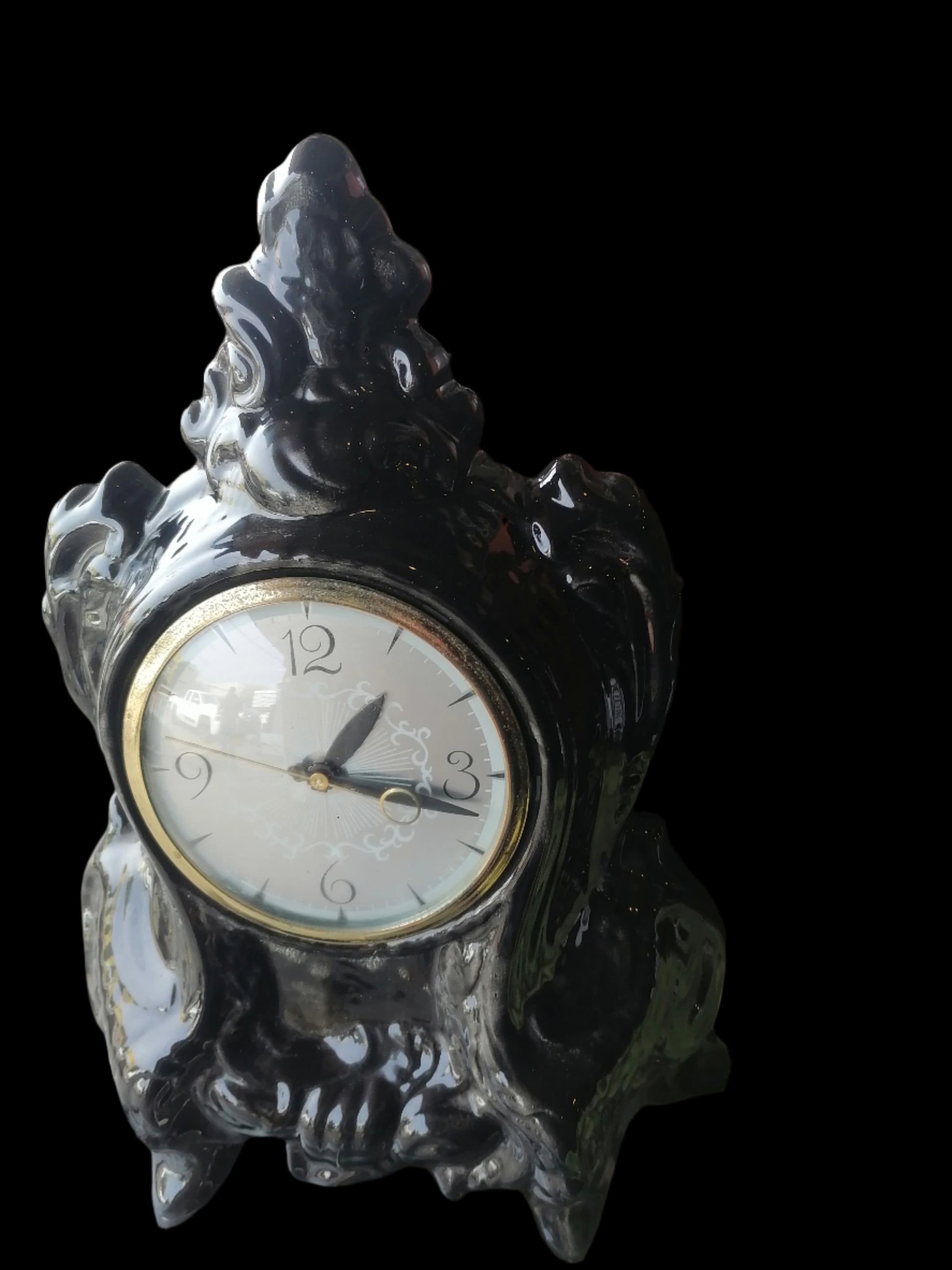 Reloj de Mesa Lanshire Negro - Antiques Bazaar Ensenada