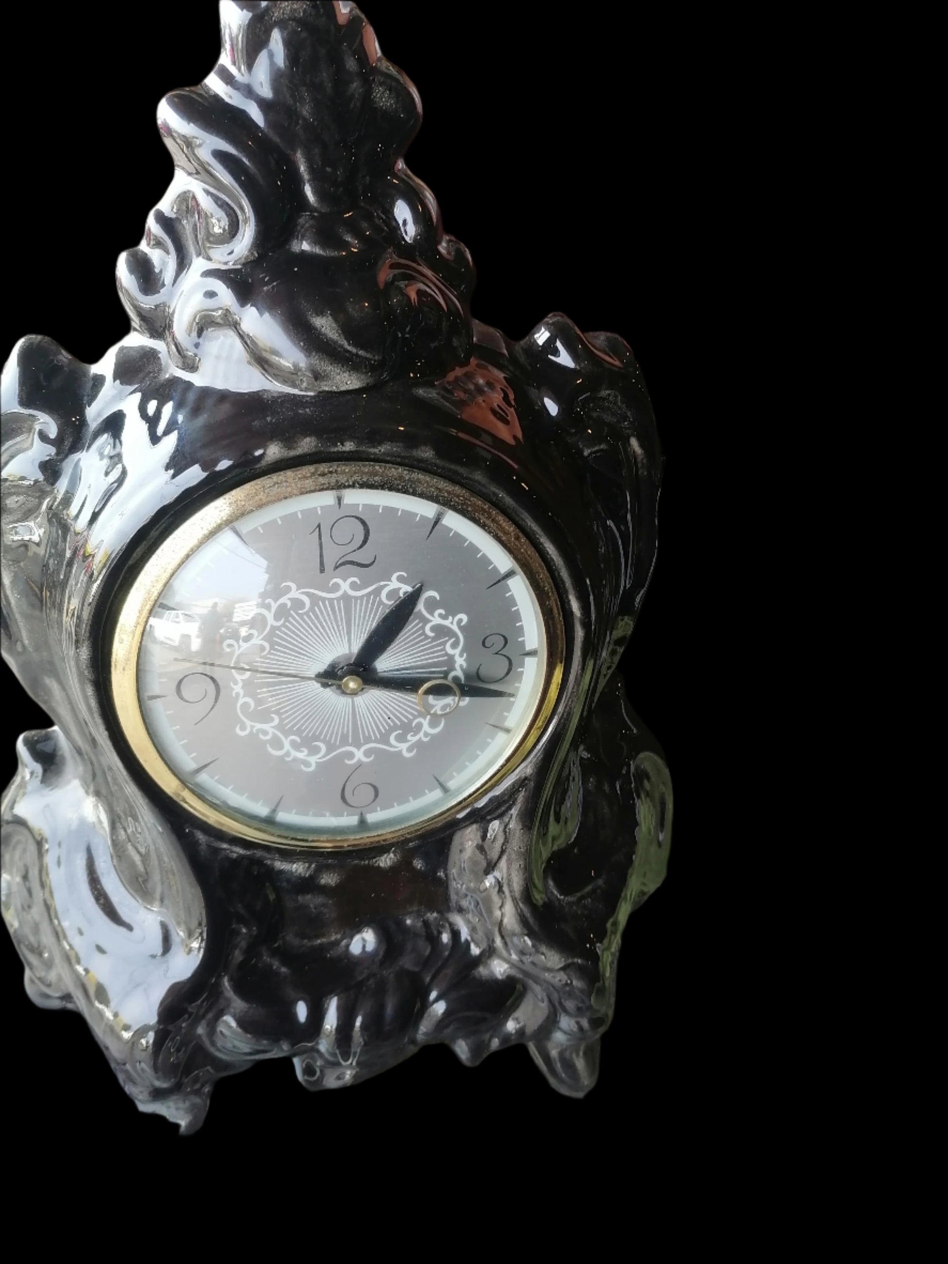 Reloj de Mesa Lanshire Negro - Antiques Bazaar Ensenada