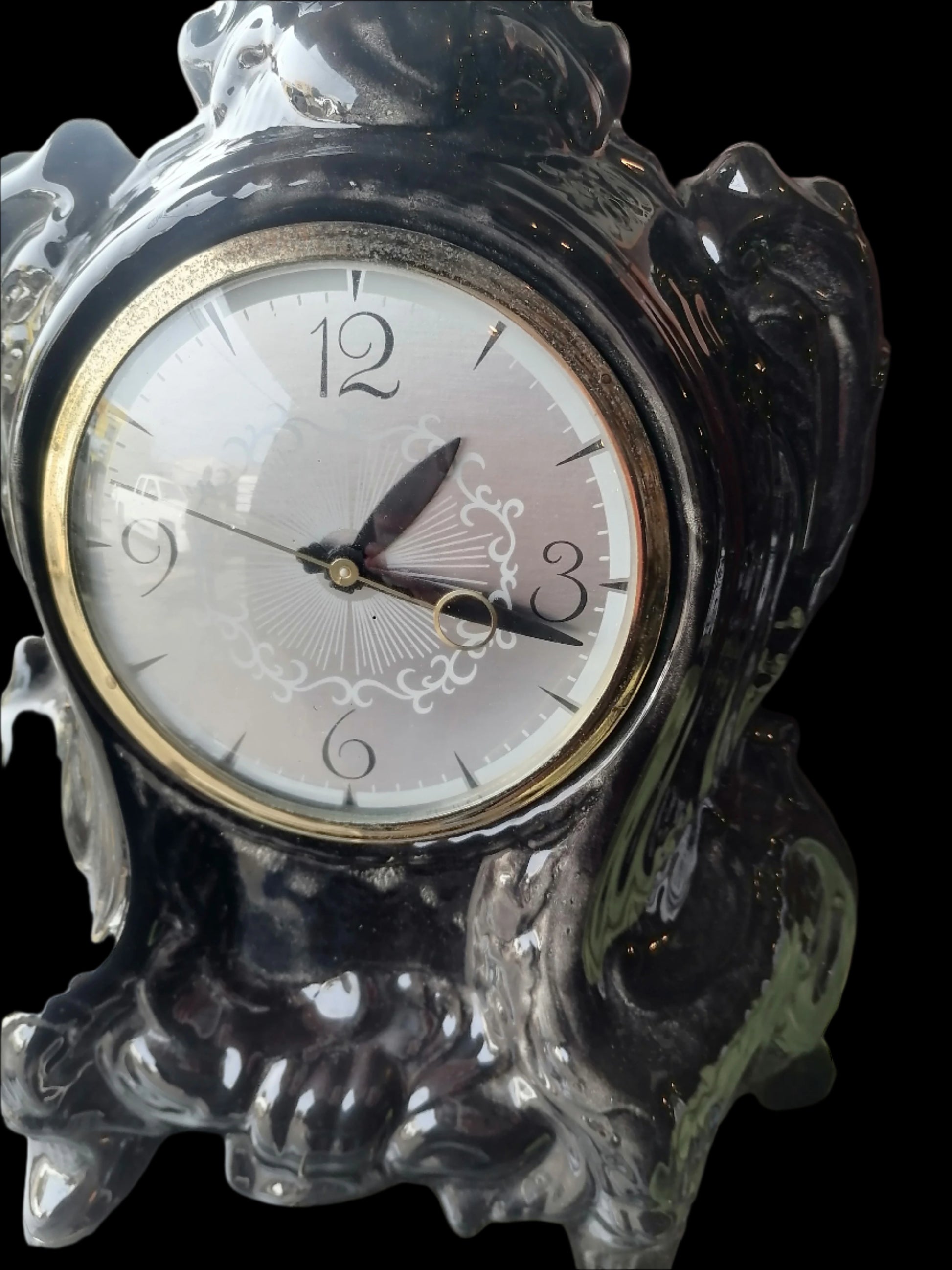 Reloj de Mesa Lanshire Negro - Antiques Bazaar Ensenada