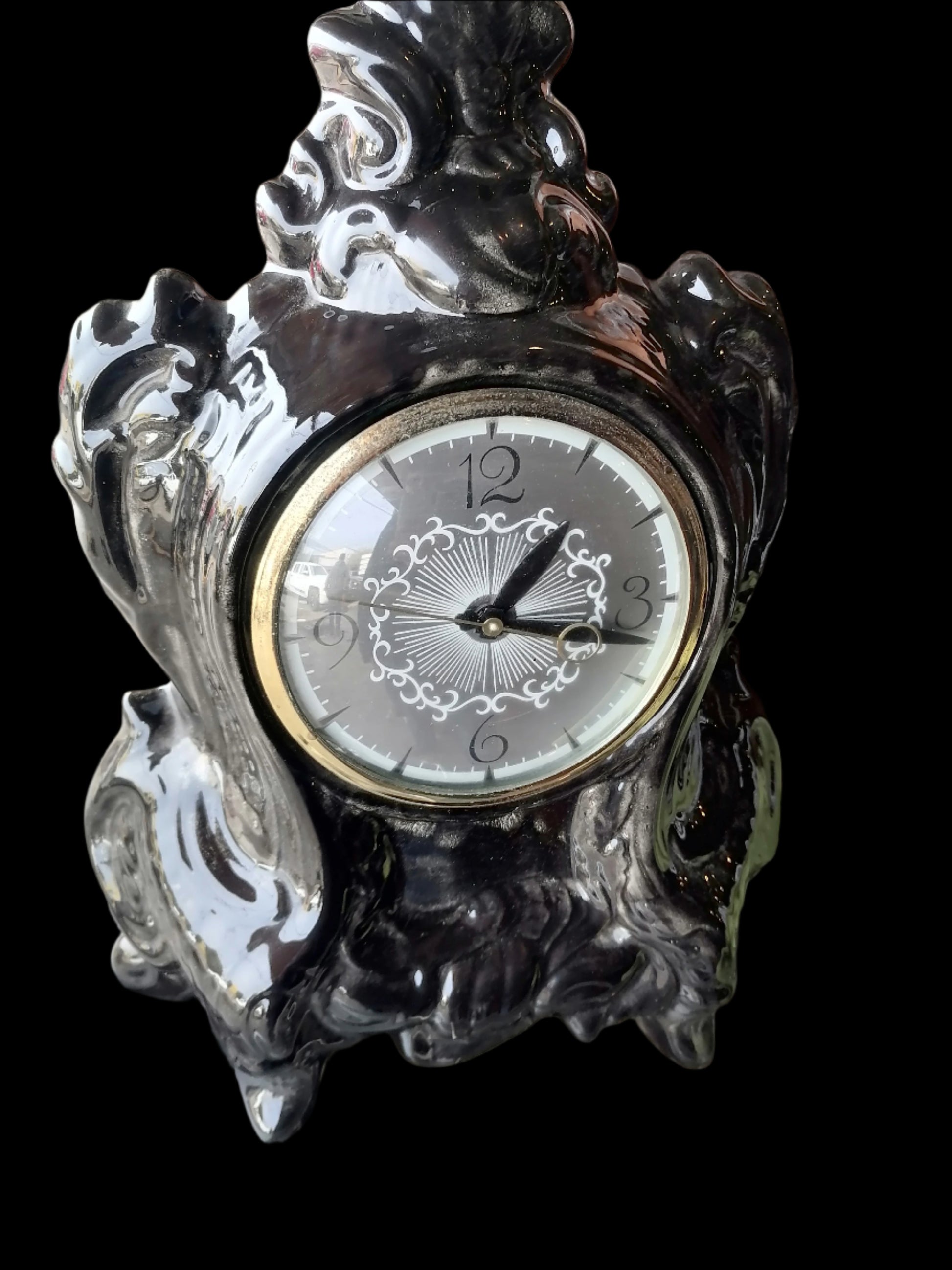 Reloj de Mesa Lanshire Negro - Antiques Bazaar Ensenada