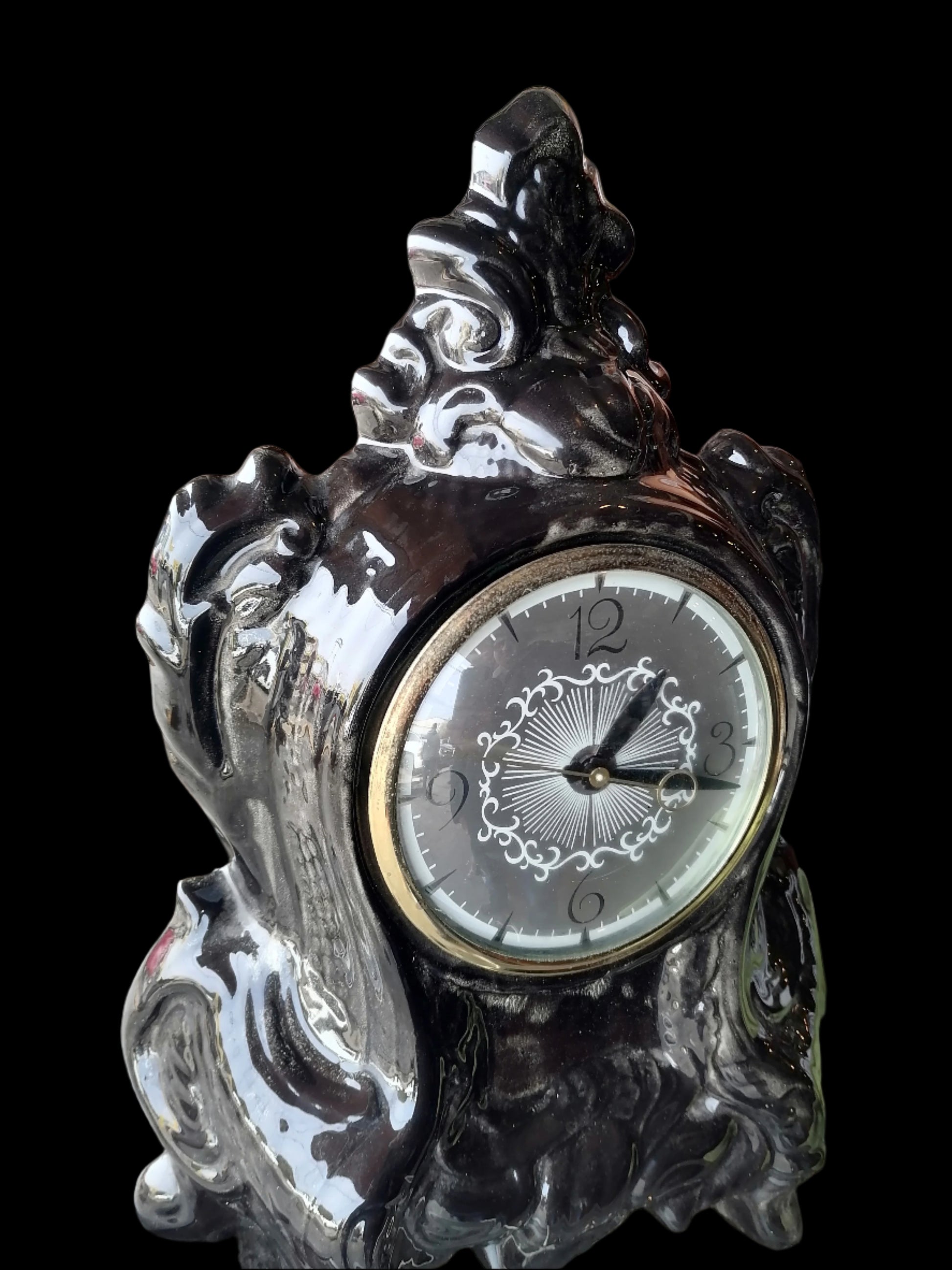 Reloj de Mesa Lanshire Negro - Antiques Bazaar Ensenada