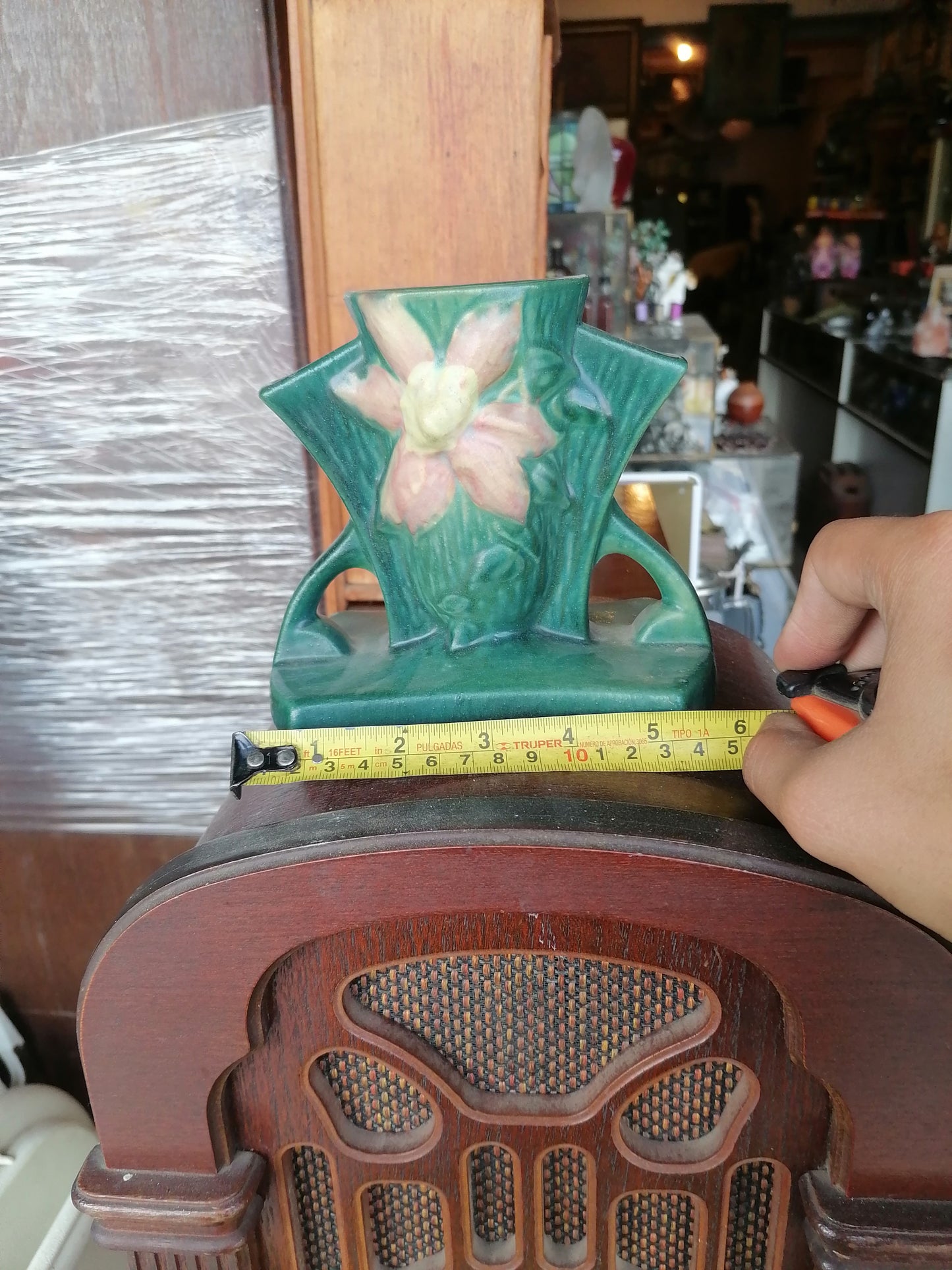 Roseville 192-5 Clematis Blue - Antiques Bazaar Ensenada