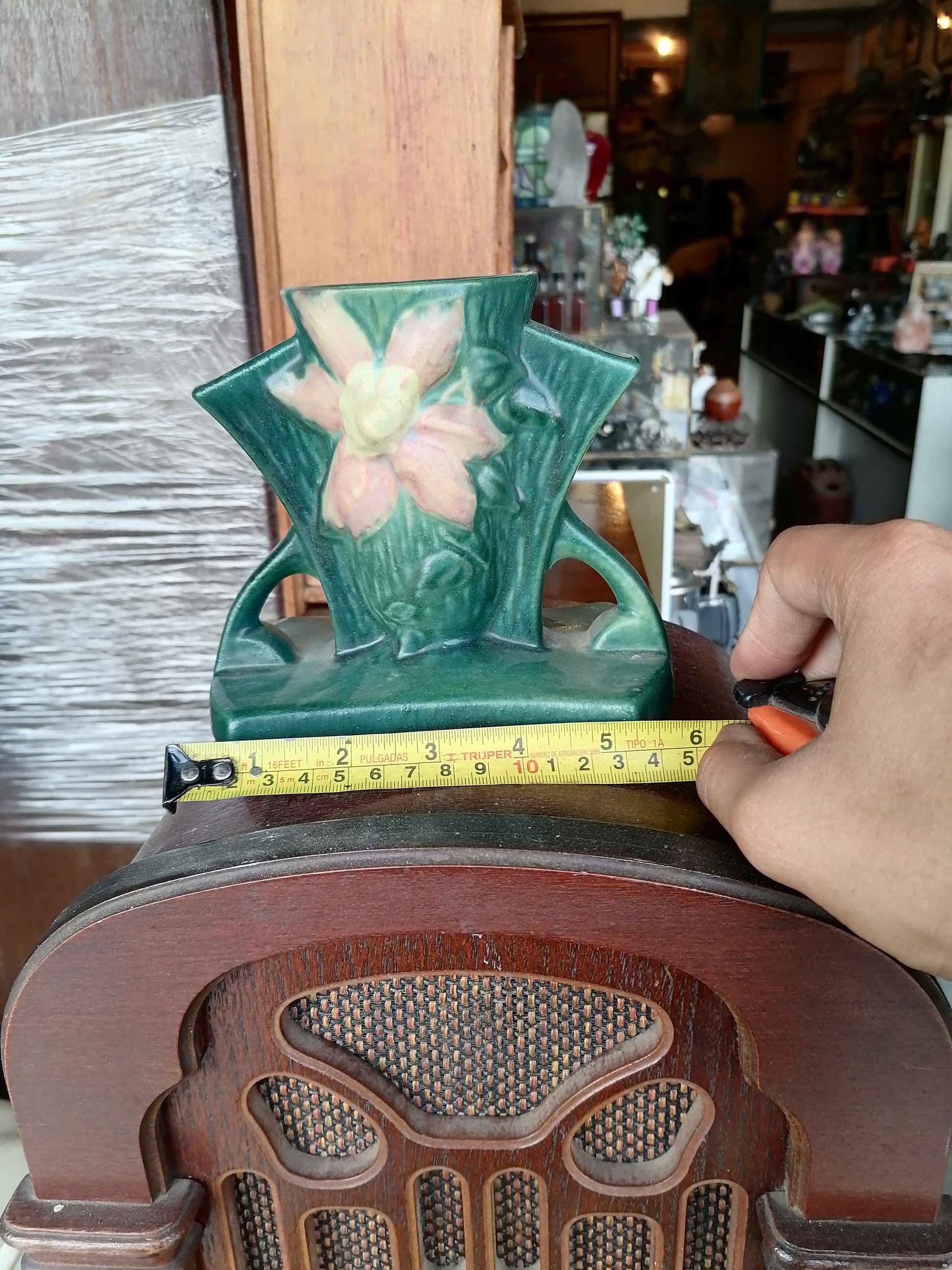Roseville 192-5 Clematis Blue - Antiques Bazaar Ensenada
