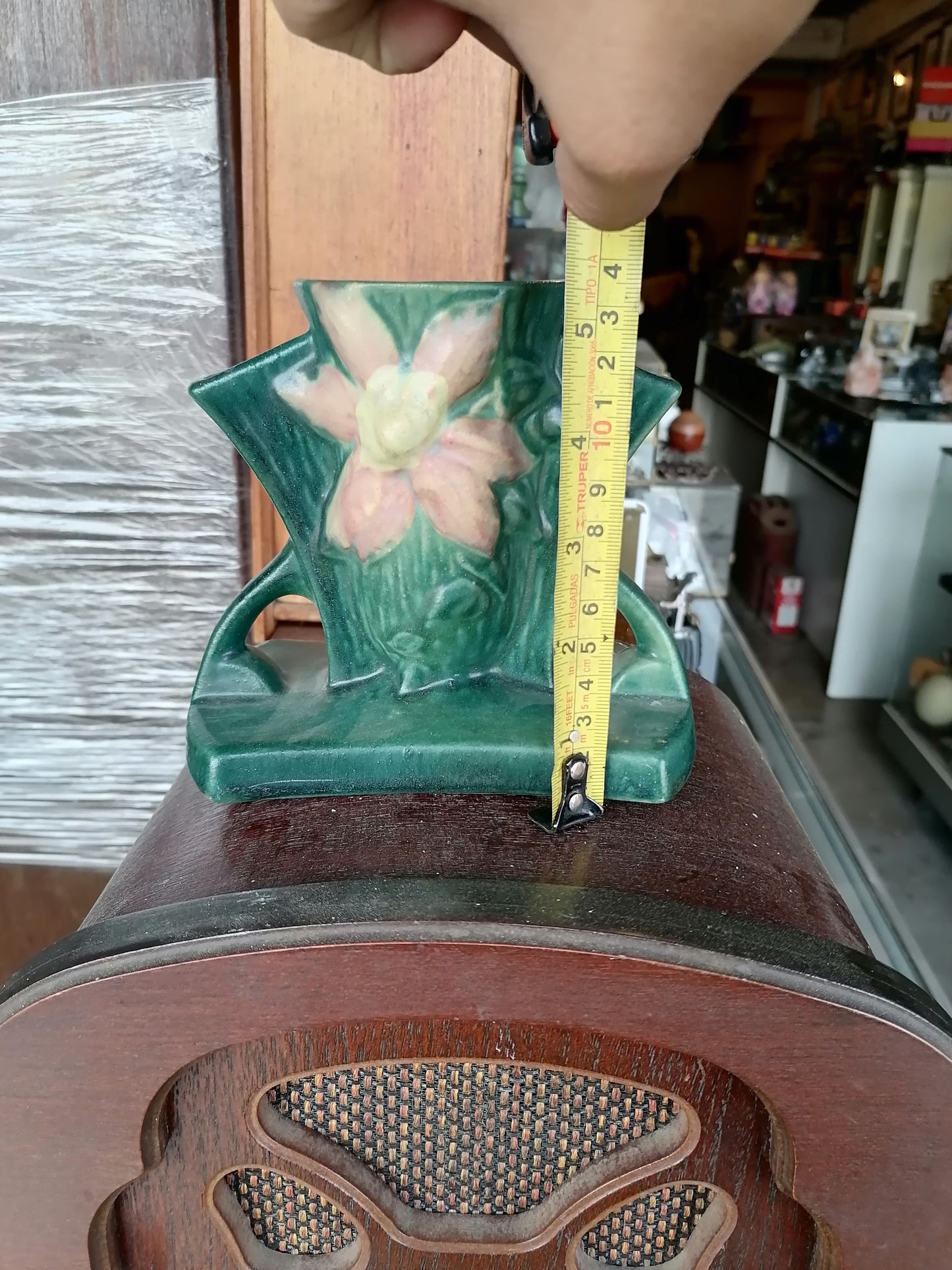 Roseville 192-5 Clematis Blue - Antiques Bazaar Ensenada