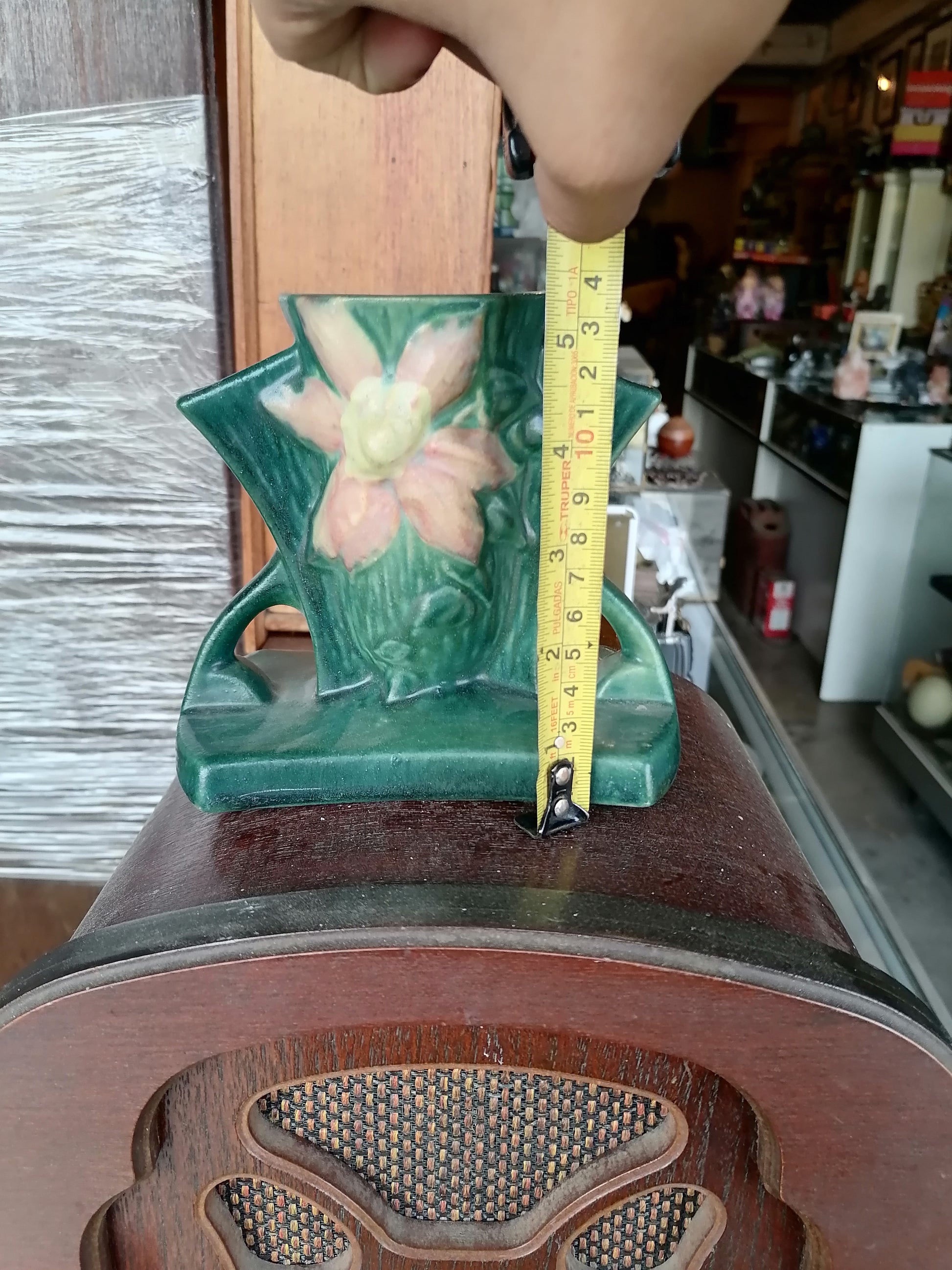 Roseville 192-5 Clematis Blue - Antiques Bazaar Ensenada
