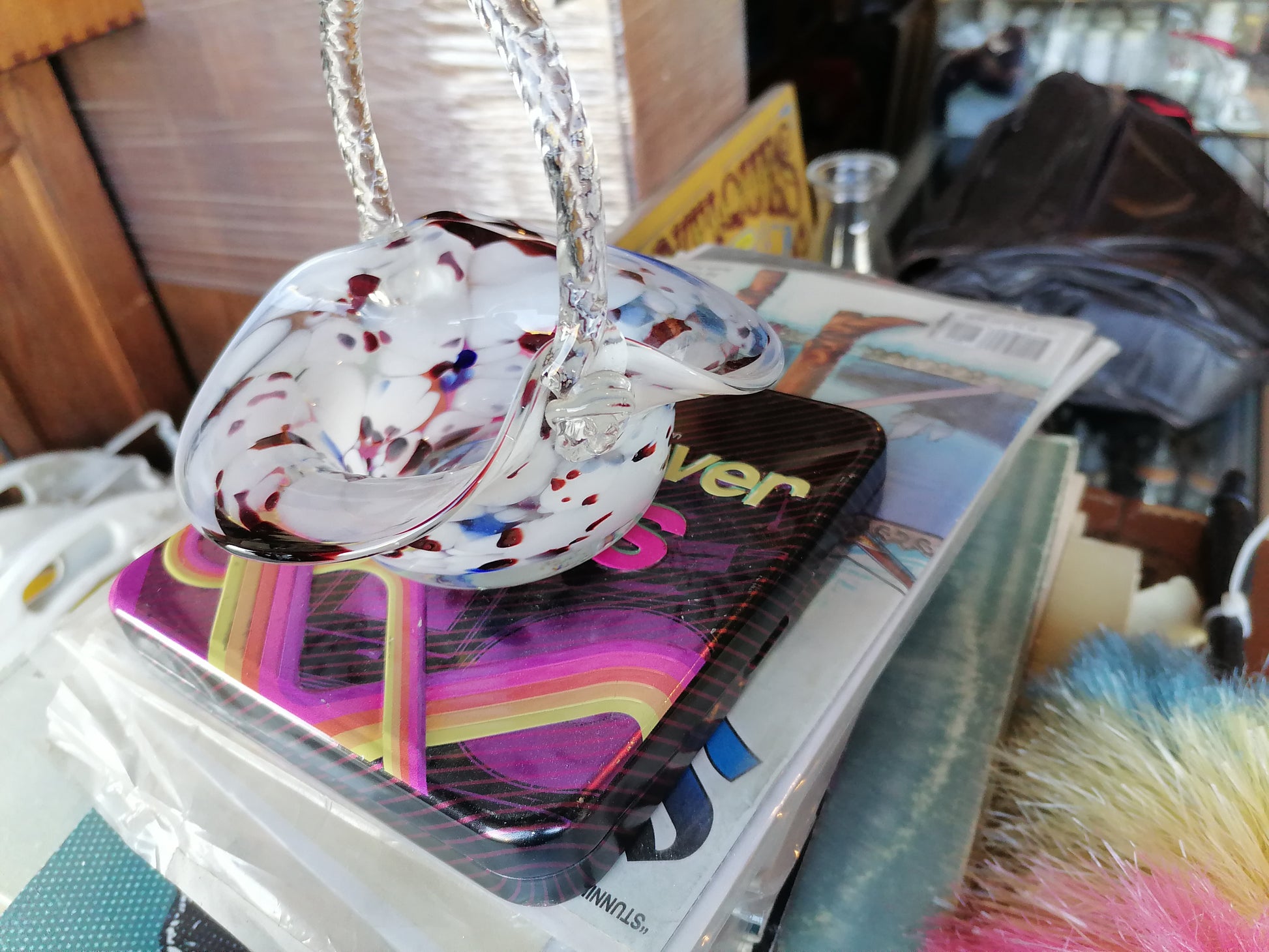Jarron Splatter Rumano. - Antiques Bazaar Ensenada