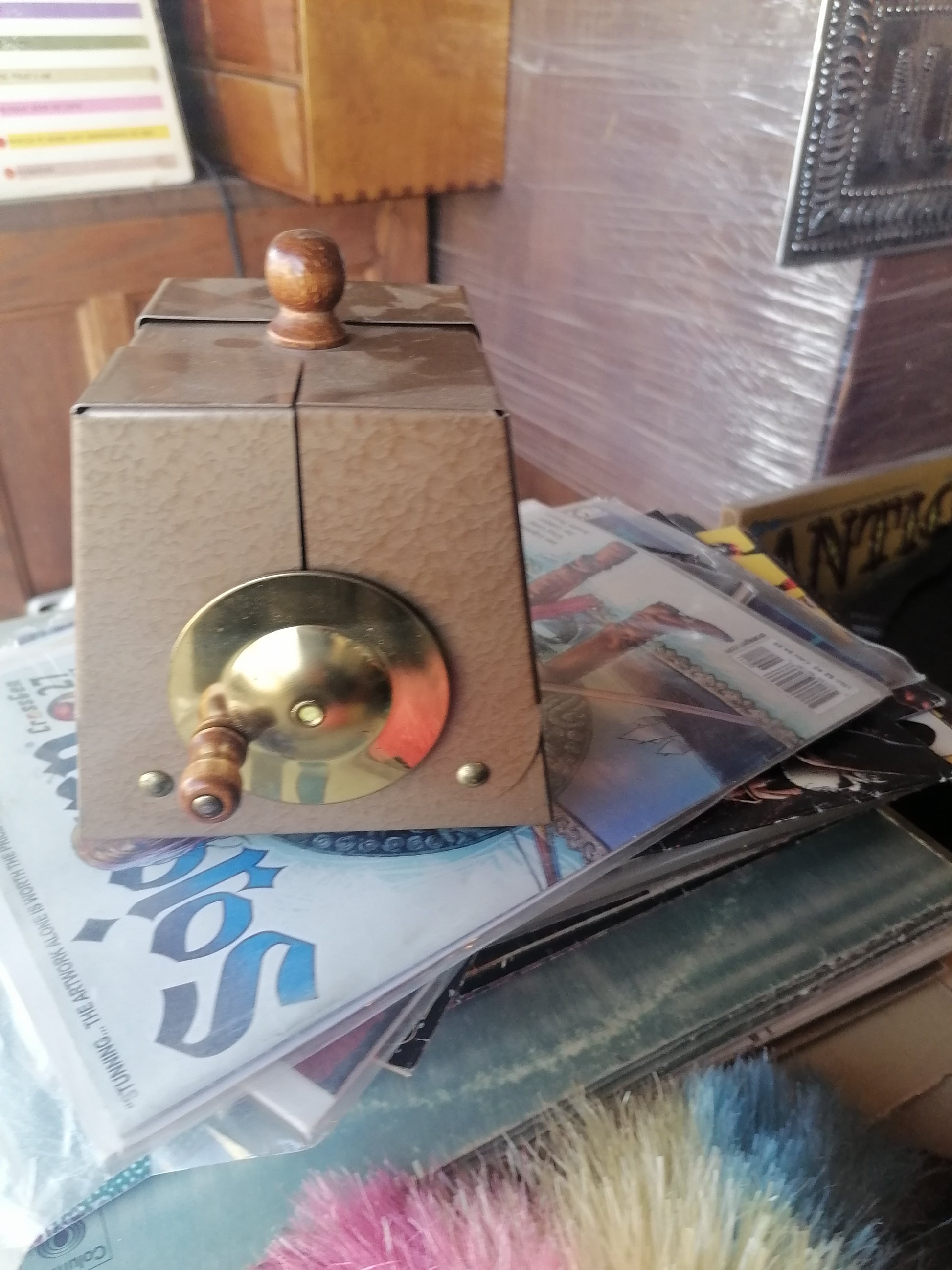 barajador de cartas vintage, fabricado por Ely Culbertson en la década de 1950, - Antiques Bazaar Ensenada
