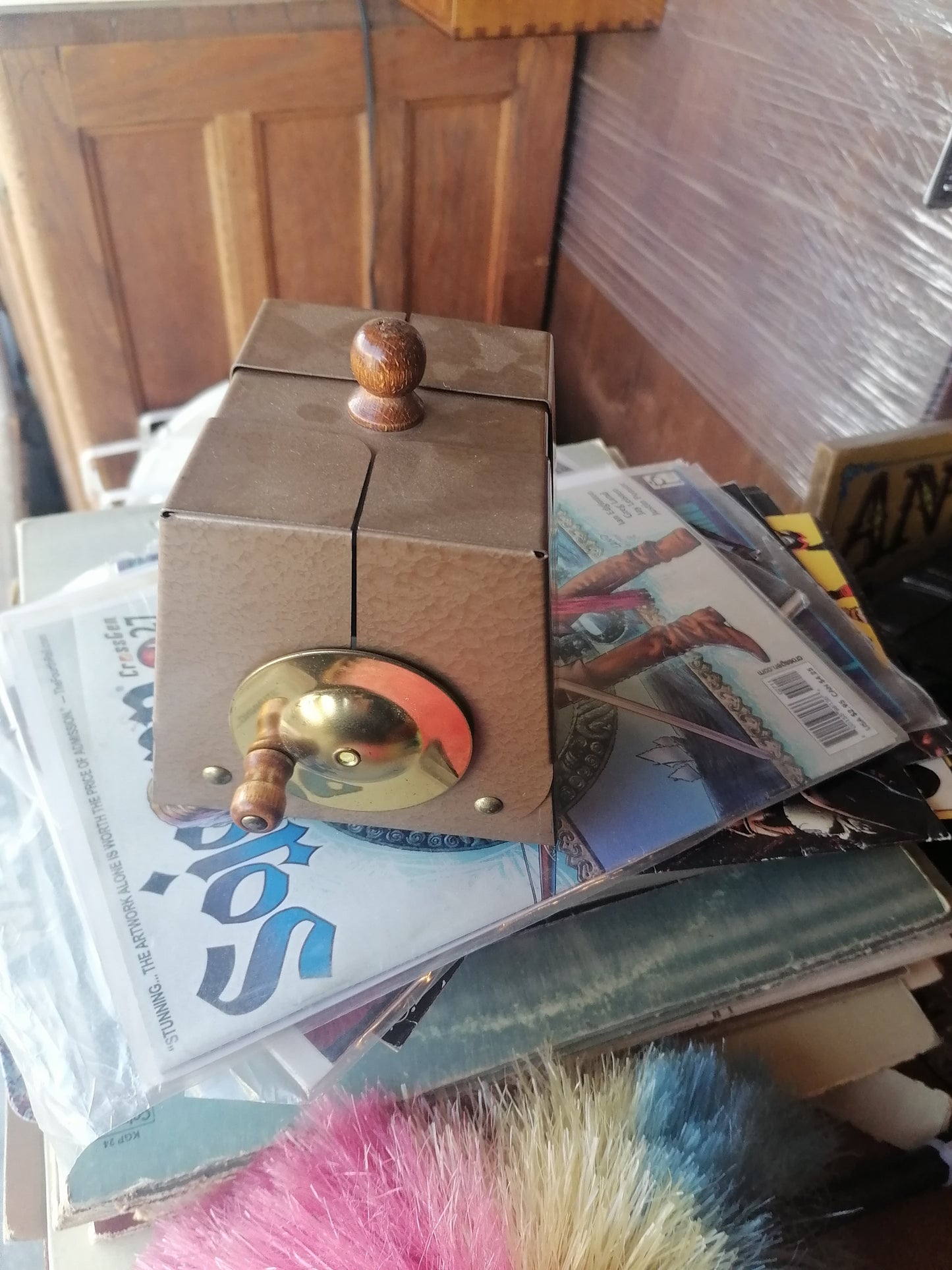 barajador de cartas vintage, fabricado por Ely Culbertson en la década de 1950, - Antiques Bazaar Ensenada