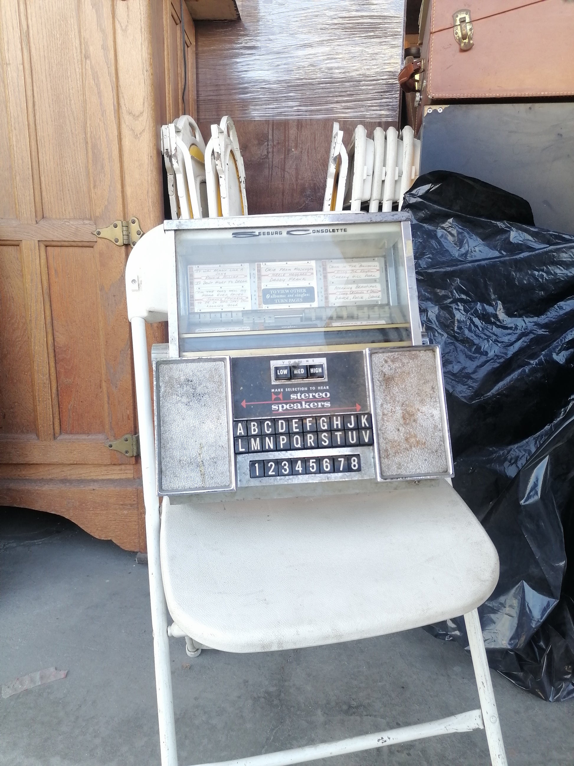 Seeburg Stereo Consolette Jukebox Wall Box - Antiques Bazaar Ensenada