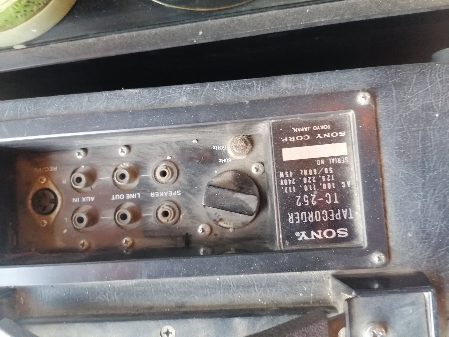 Reproductor de carrete a carrete Sony TC-252 - Antiques Bazaar Ensenada