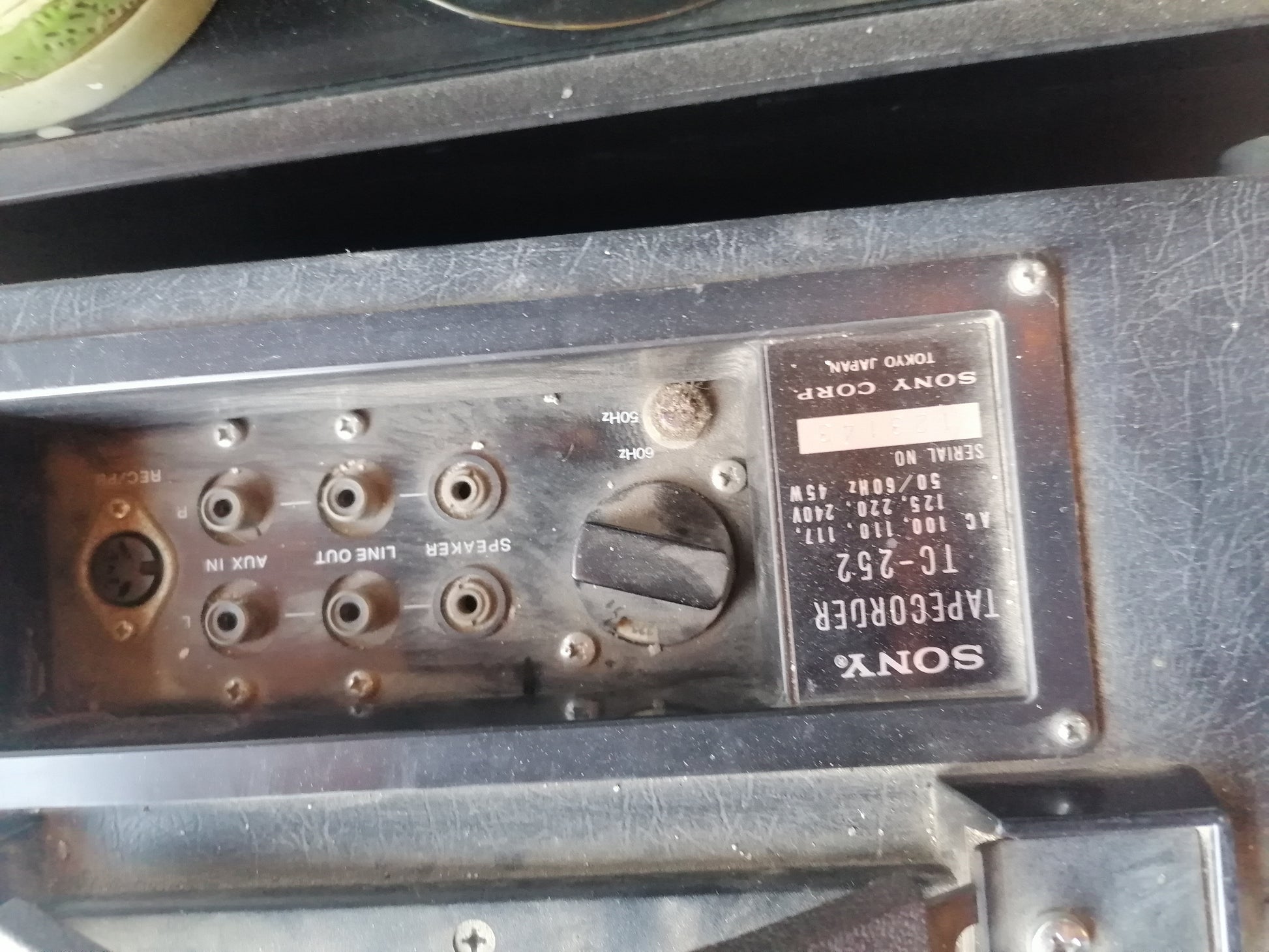 Reproductor de carrete a carrete Sony TC-252 - Antiques Bazaar Ensenada