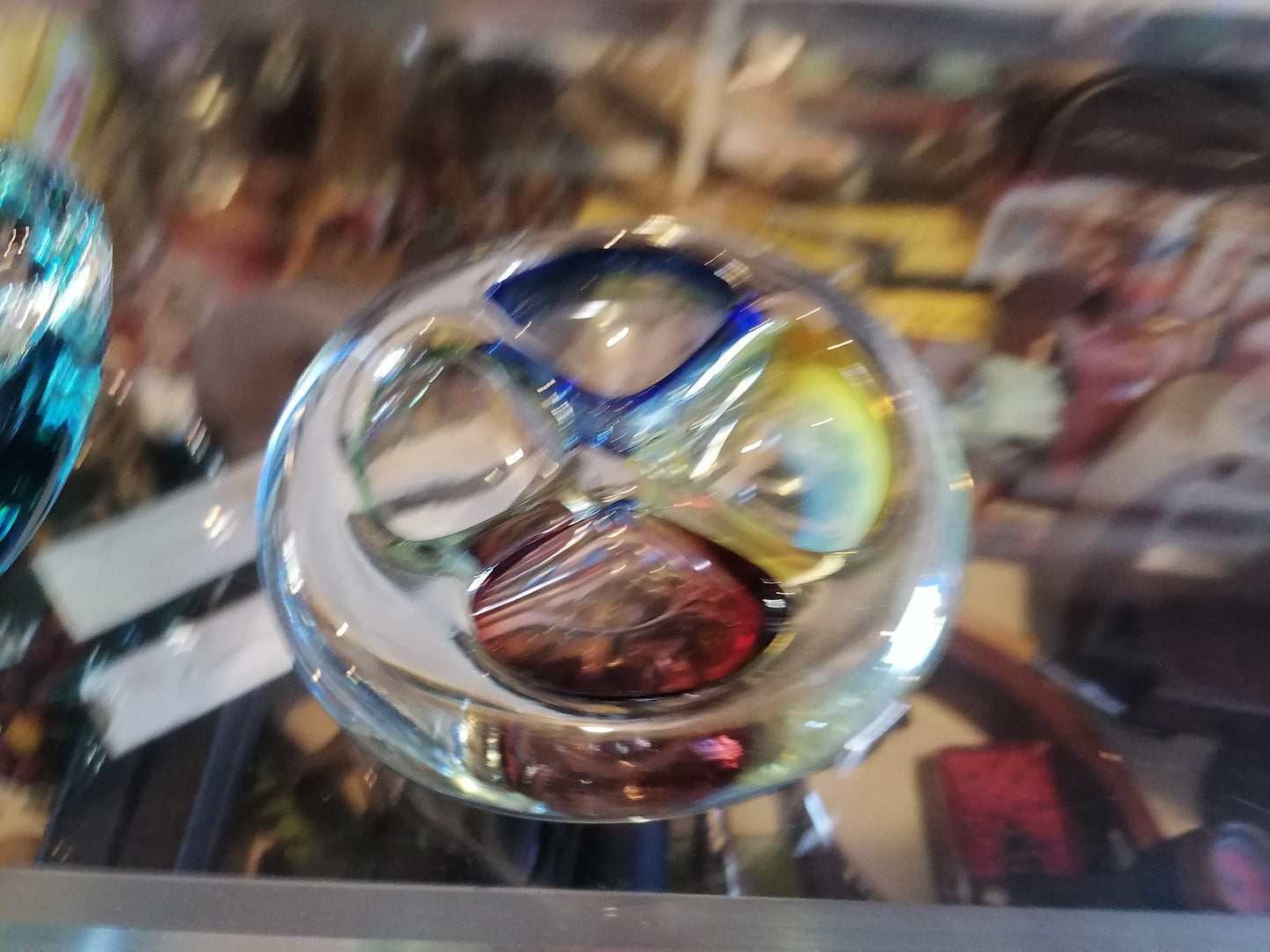 cenicero de cristal de Murano - Antiques Bazaar Ensenada