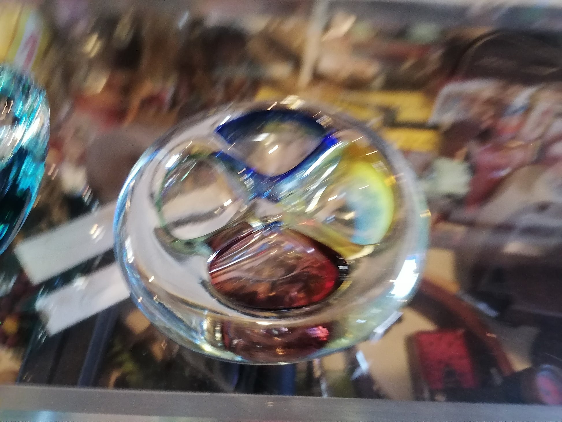 cenicero de cristal de Murano - Antiques Bazaar Ensenada