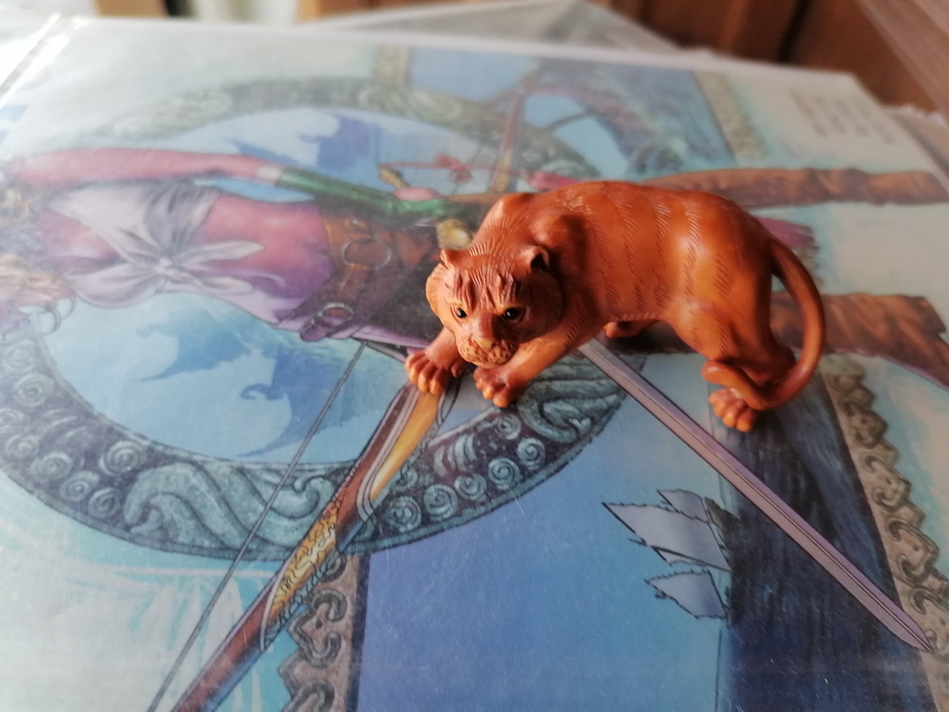 Autentico Netsuke de Tigre - Antiques Bazaar Ensenada