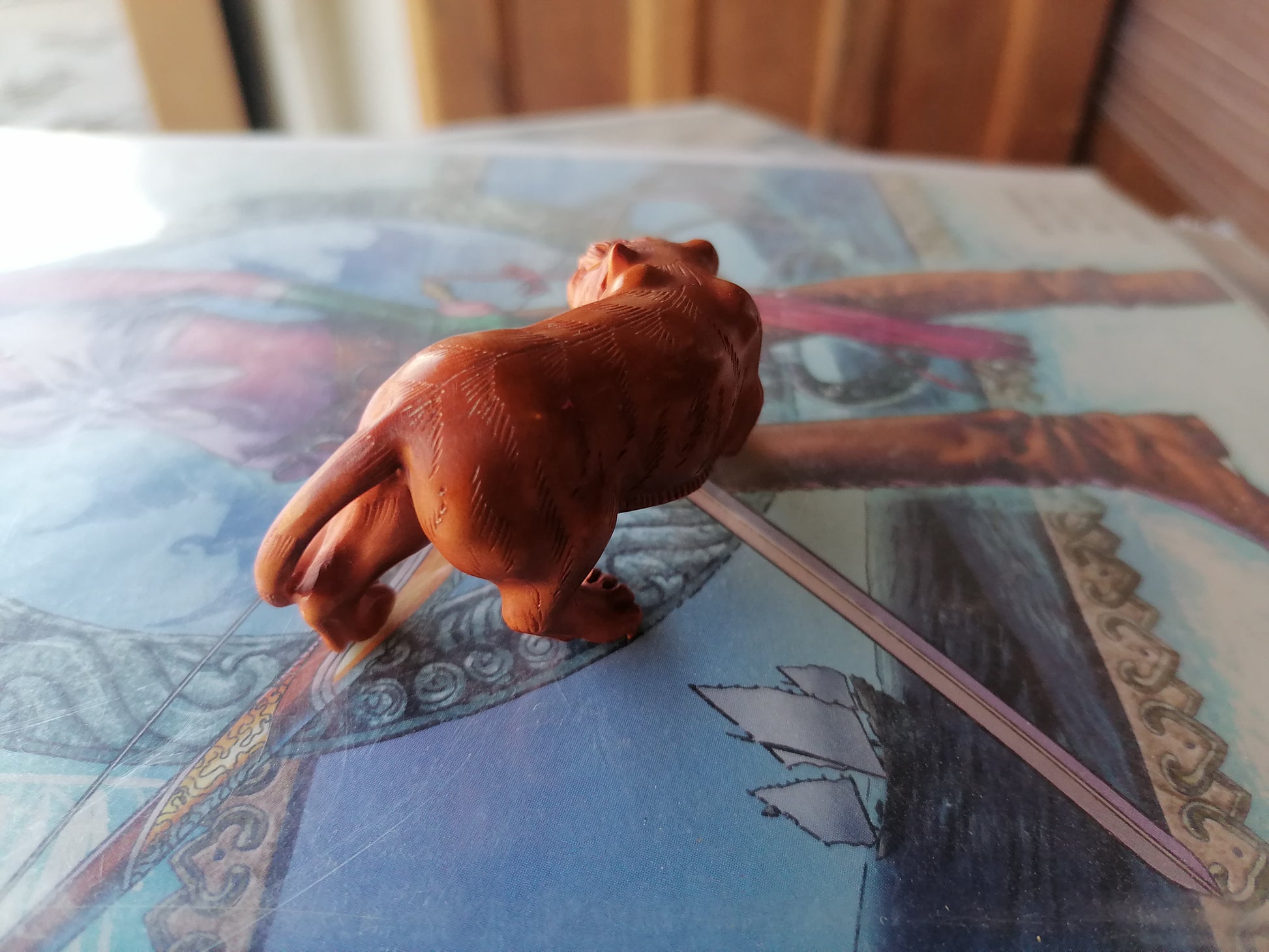 Autentico Netsuke de Tigre - Antiques Bazaar Ensenada