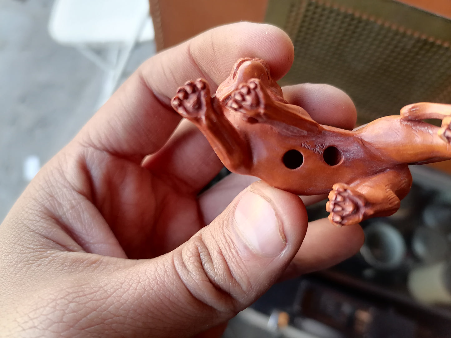 Autentico Netsuke de Tigre - Antiques Bazaar Ensenada
