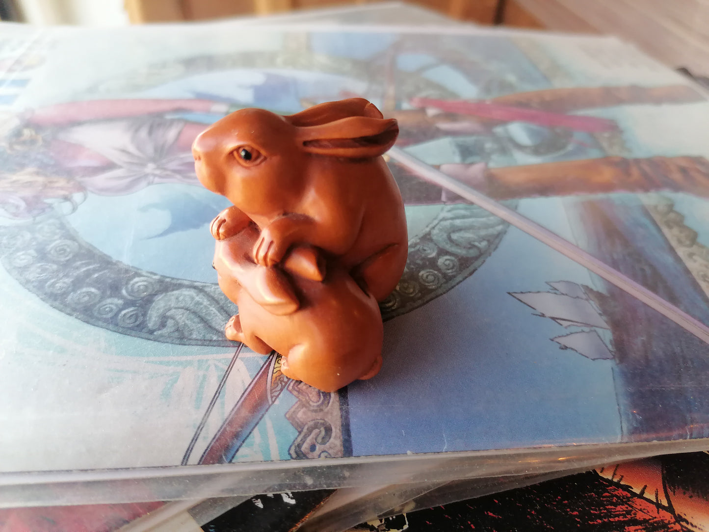 Netsuke de Liebre. - Antiques Bazaar Ensenada