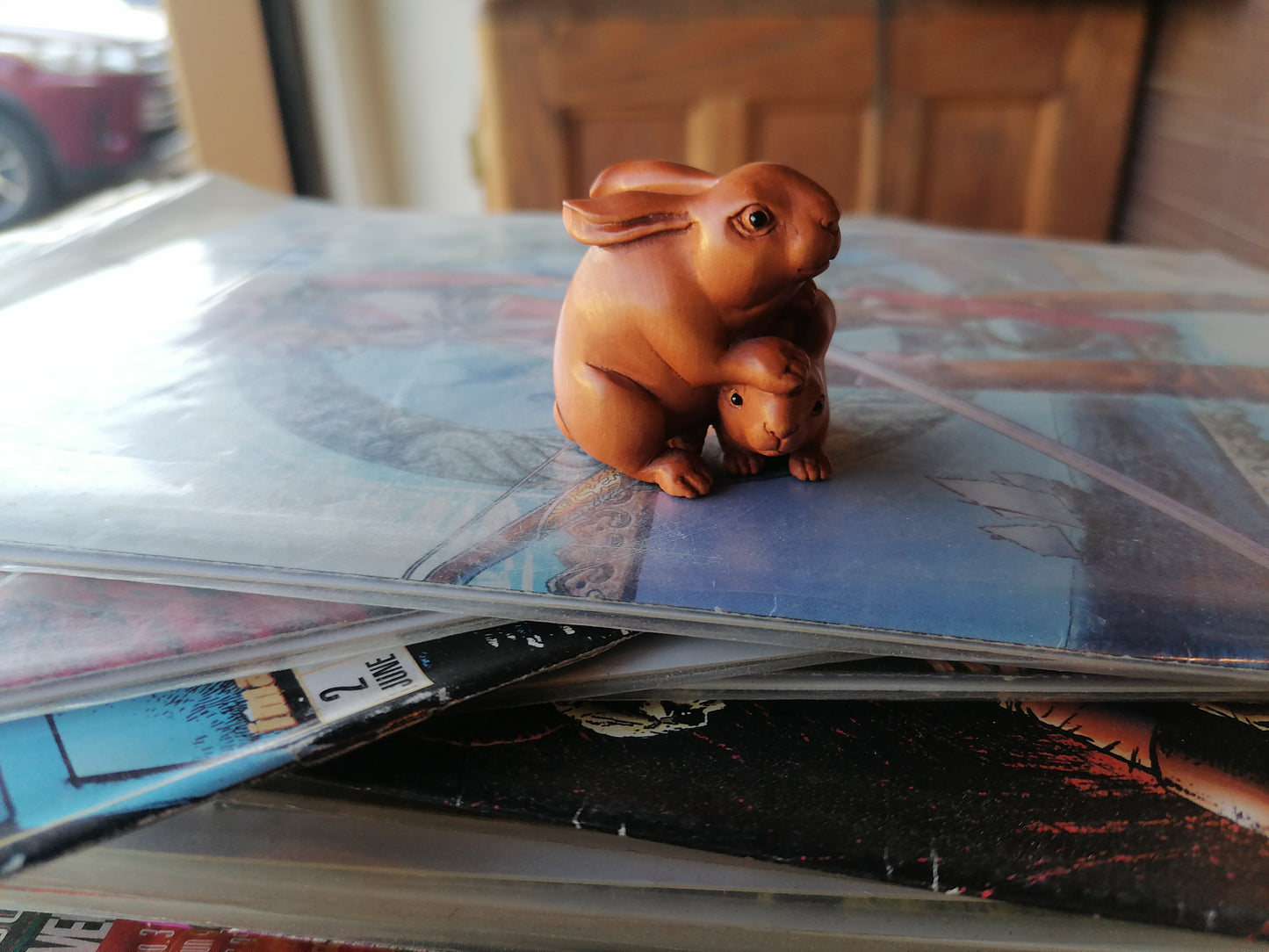Netsuke de Liebre. - Antiques Bazaar Ensenada