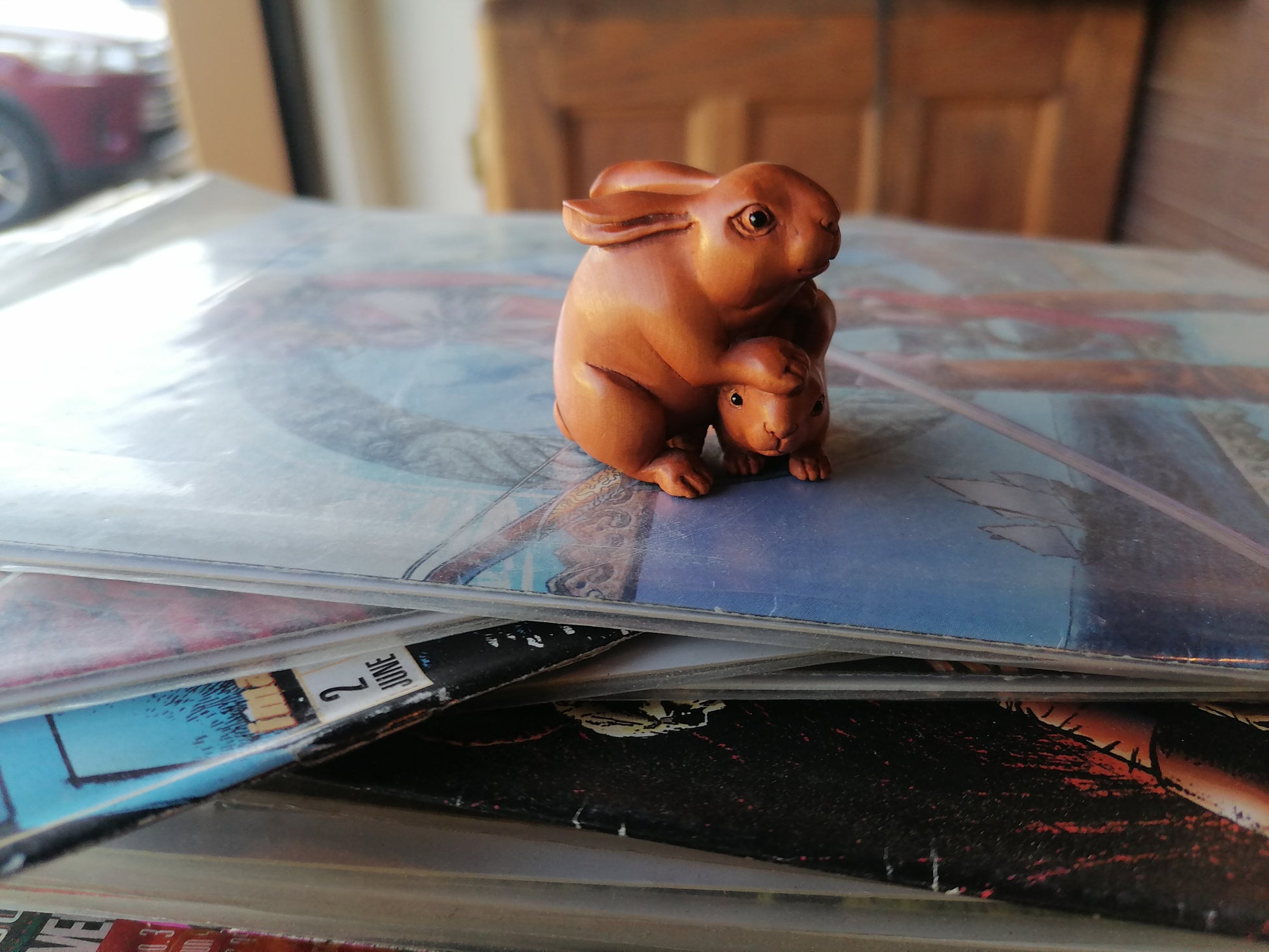 Netsuke de Liebre. - Antiques Bazaar Ensenada