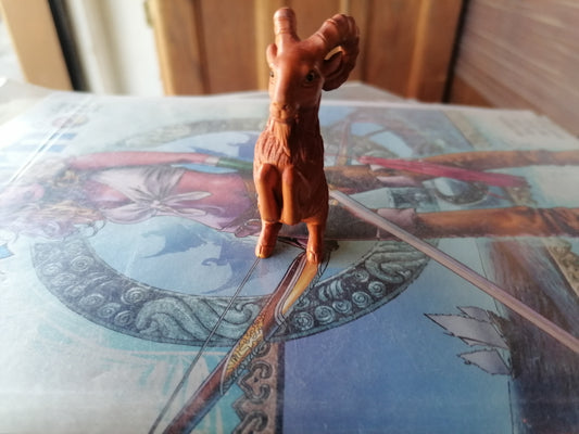 Netsuke de Cabra - Antiques Bazaar Ensenada