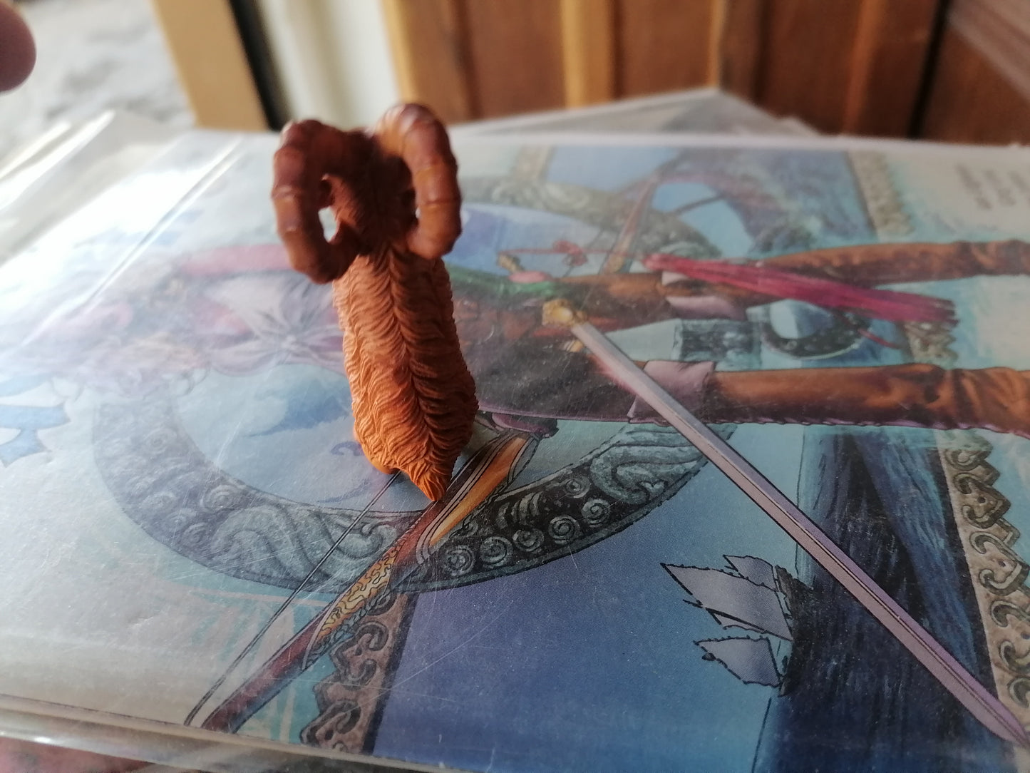 Netsuke de Cabra - Antiques Bazaar Ensenada