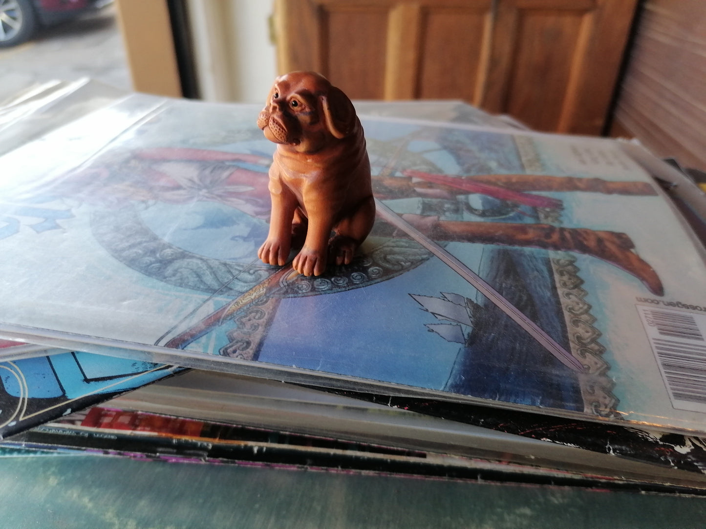 Netsuke de Perro - Antiques Bazaar Ensenada