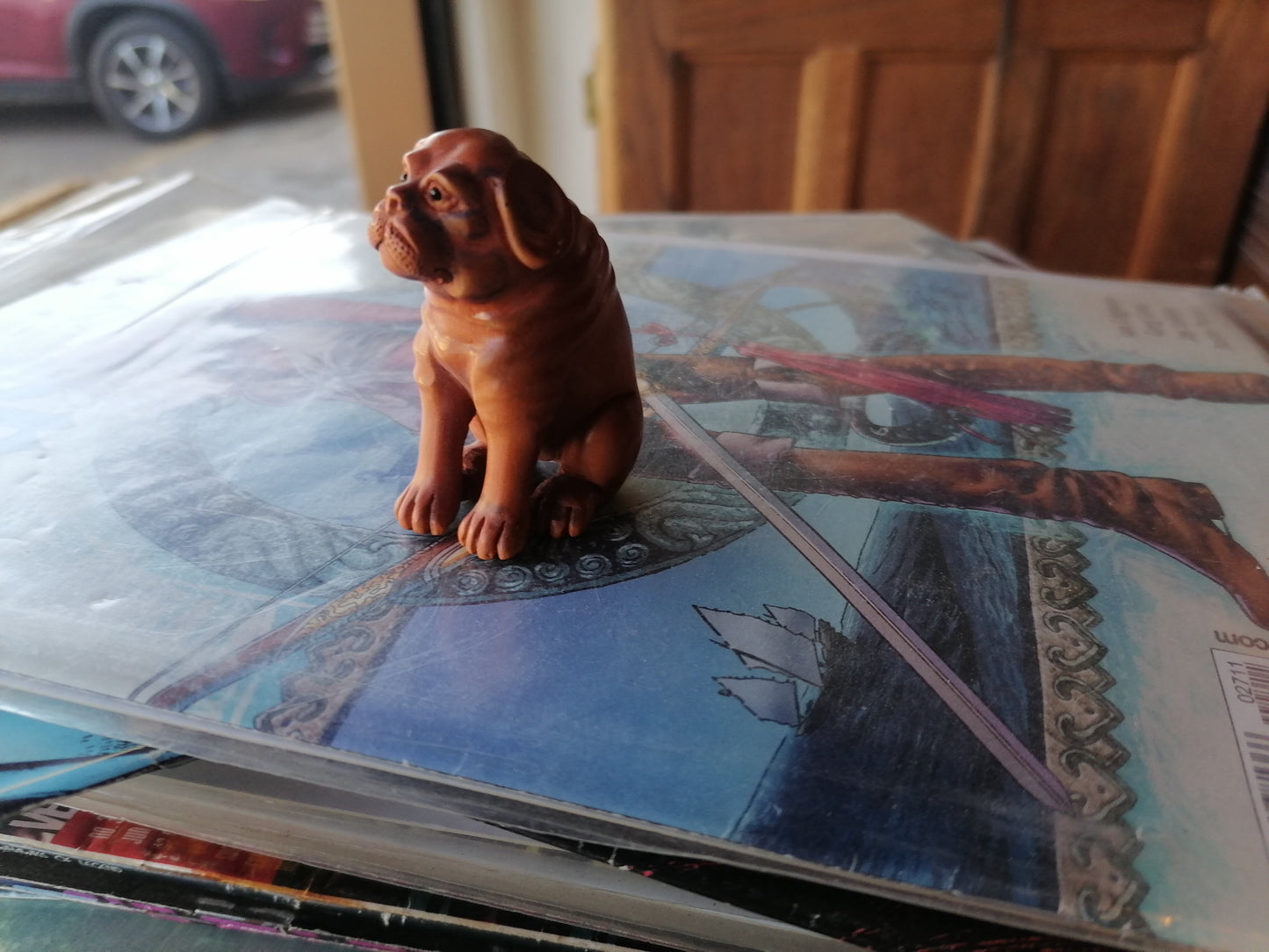 Netsuke de Perro - Antiques Bazaar Ensenada
