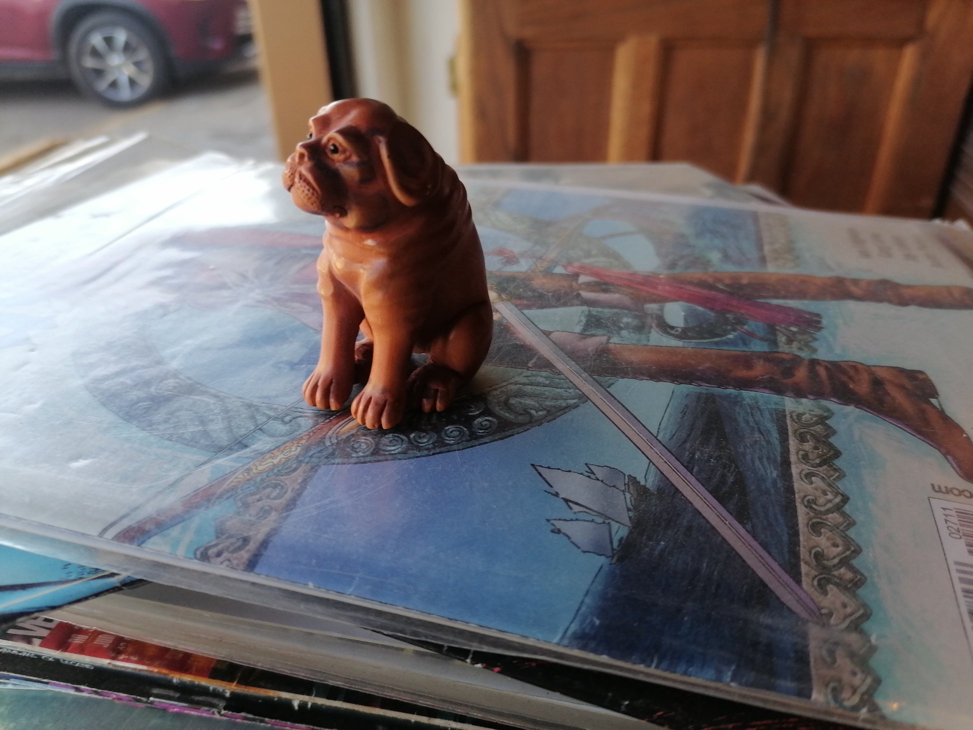 Netsuke de Perro - Antiques Bazaar Ensenada