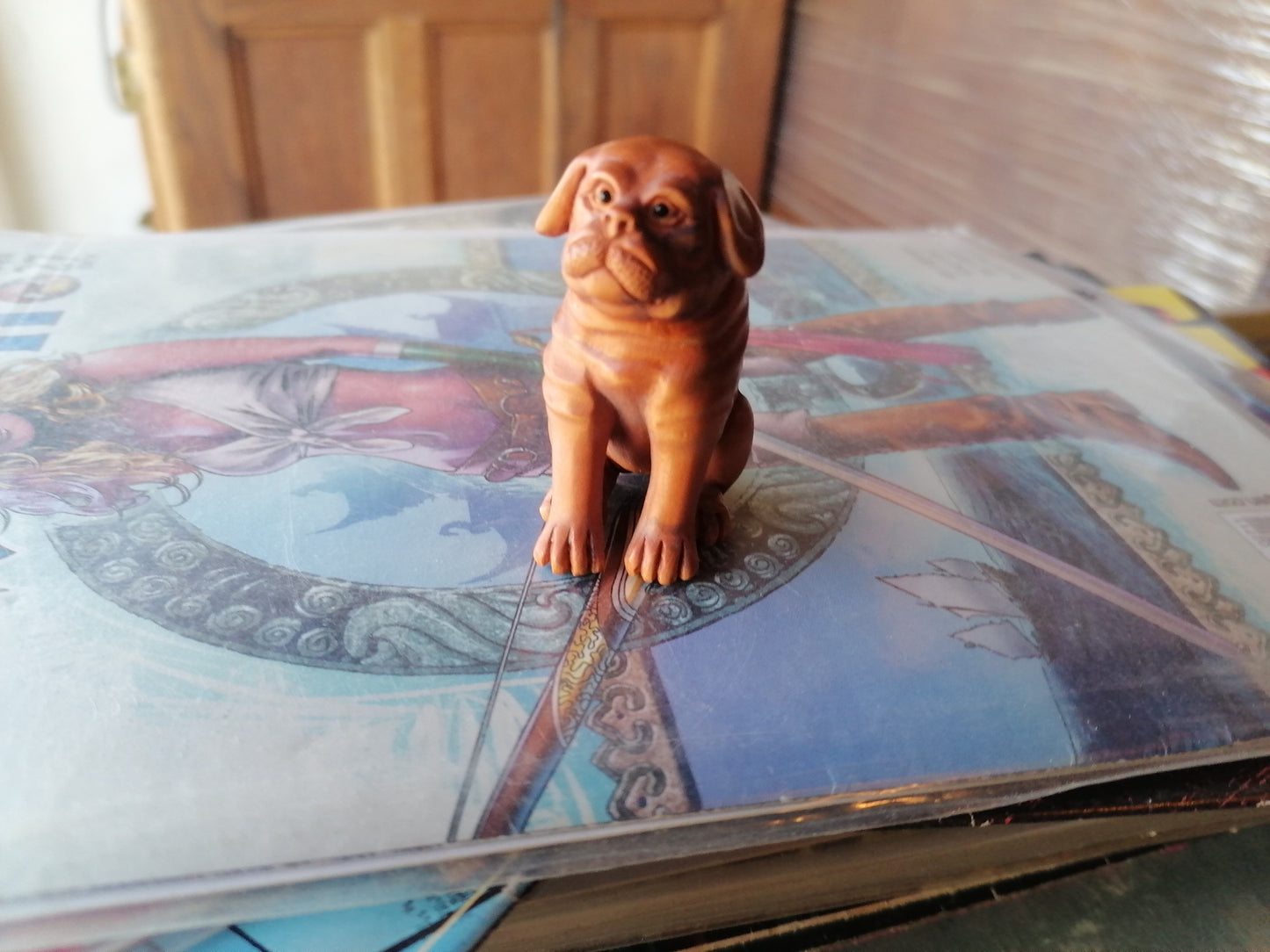 Netsuke de Perro - Antiques Bazaar Ensenada