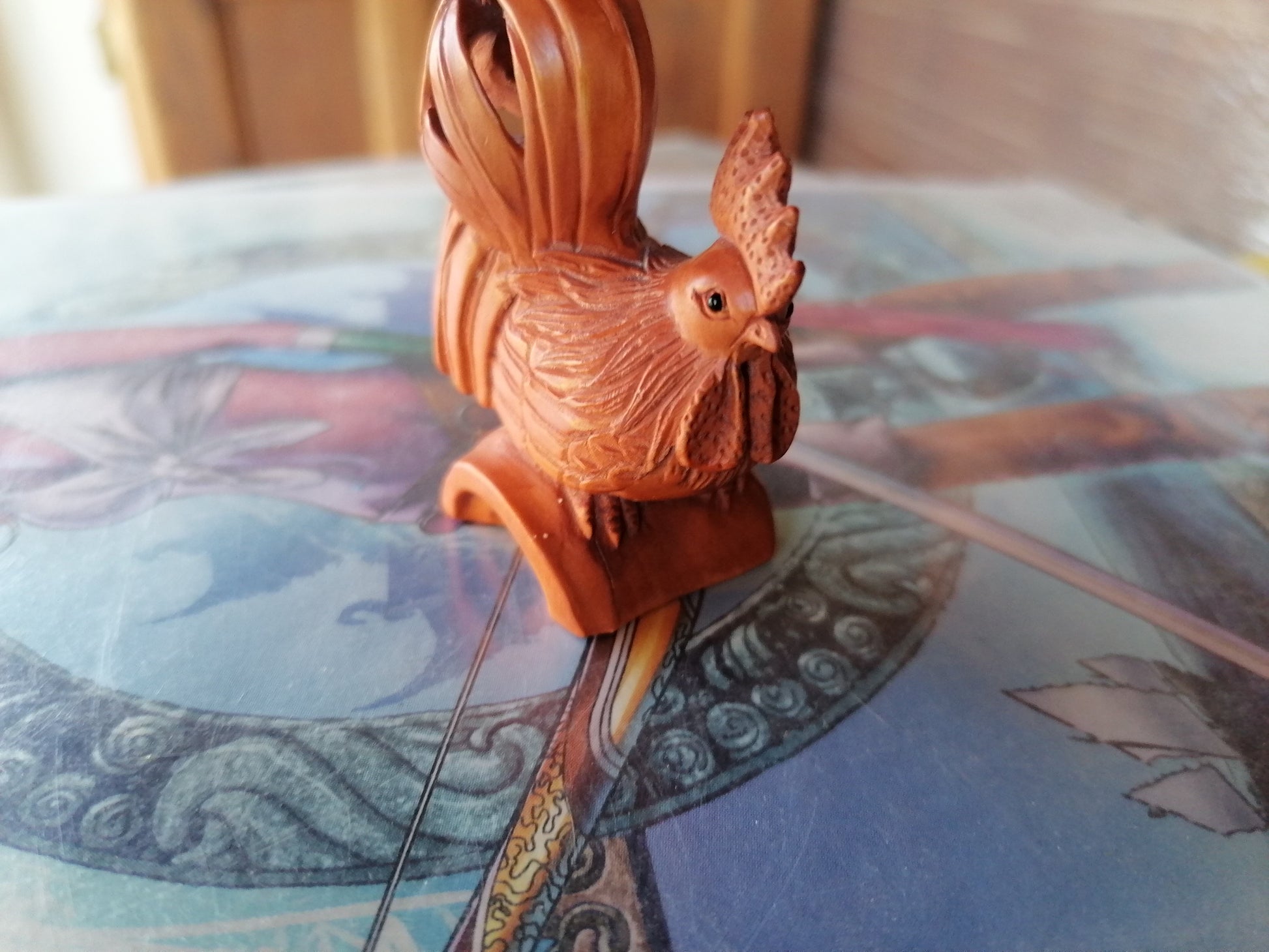 Netsuke de Gallo - Antiques Bazaar Ensenada