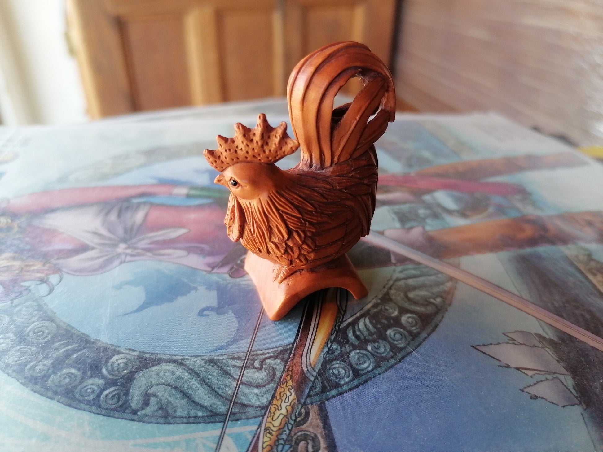 Netsuke de Gallo - Antiques Bazaar Ensenada