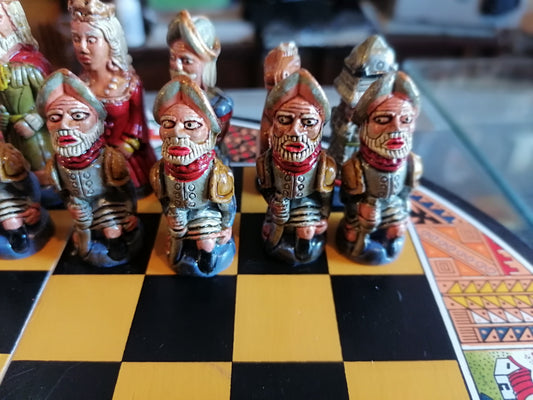 juego de ajedrez artesanal - Antiques Bazaar Ensenada