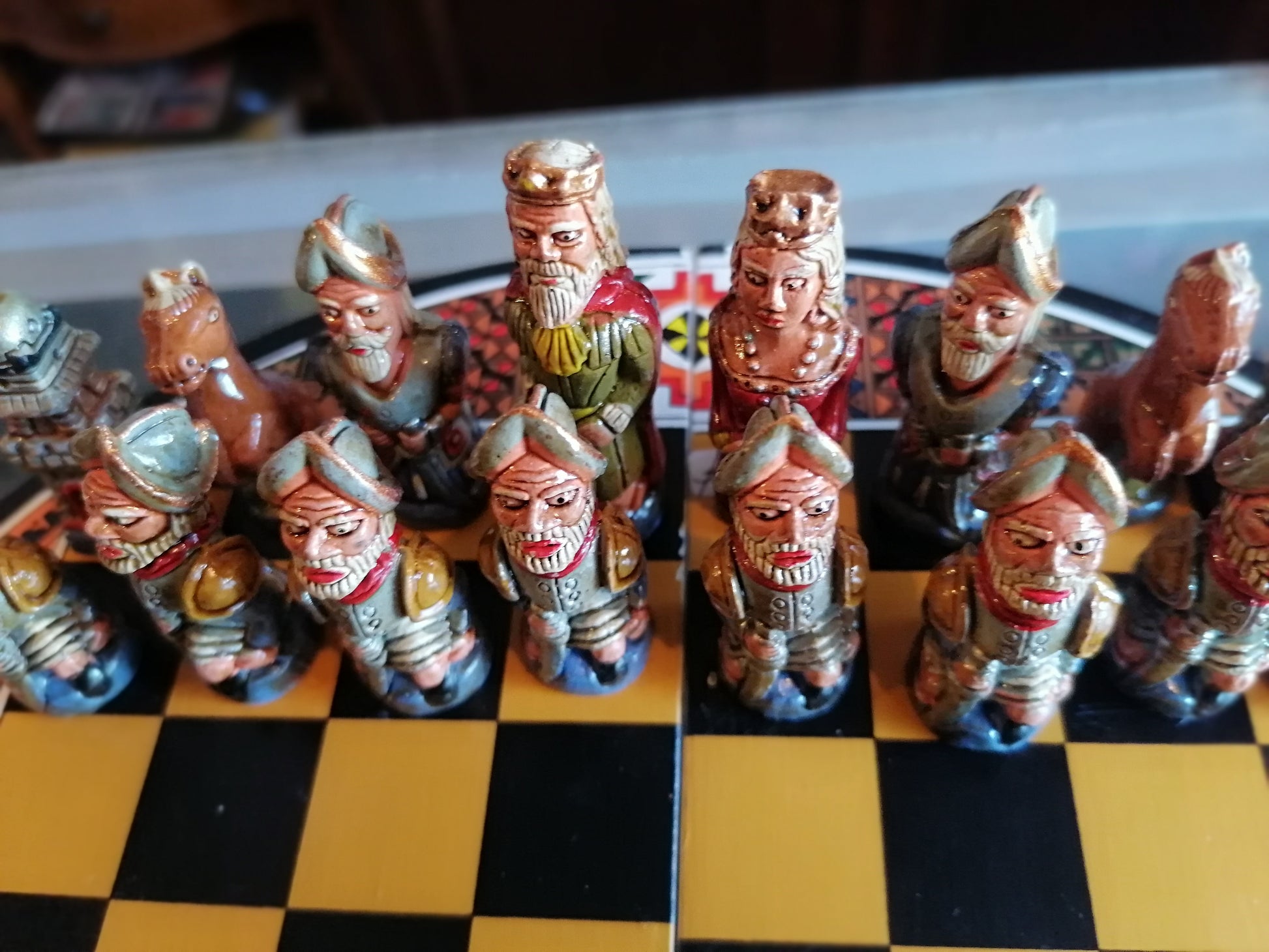 juego de ajedrez artesanal - Antiques Bazaar Ensenada