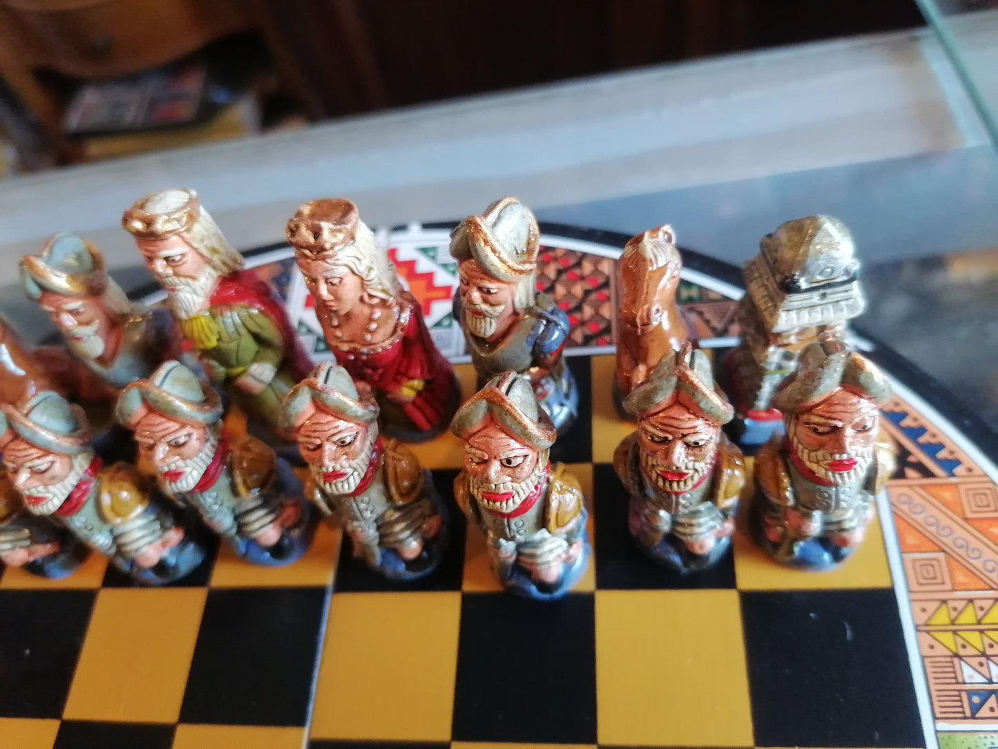 juego de ajedrez artesanal - Antiques Bazaar Ensenada