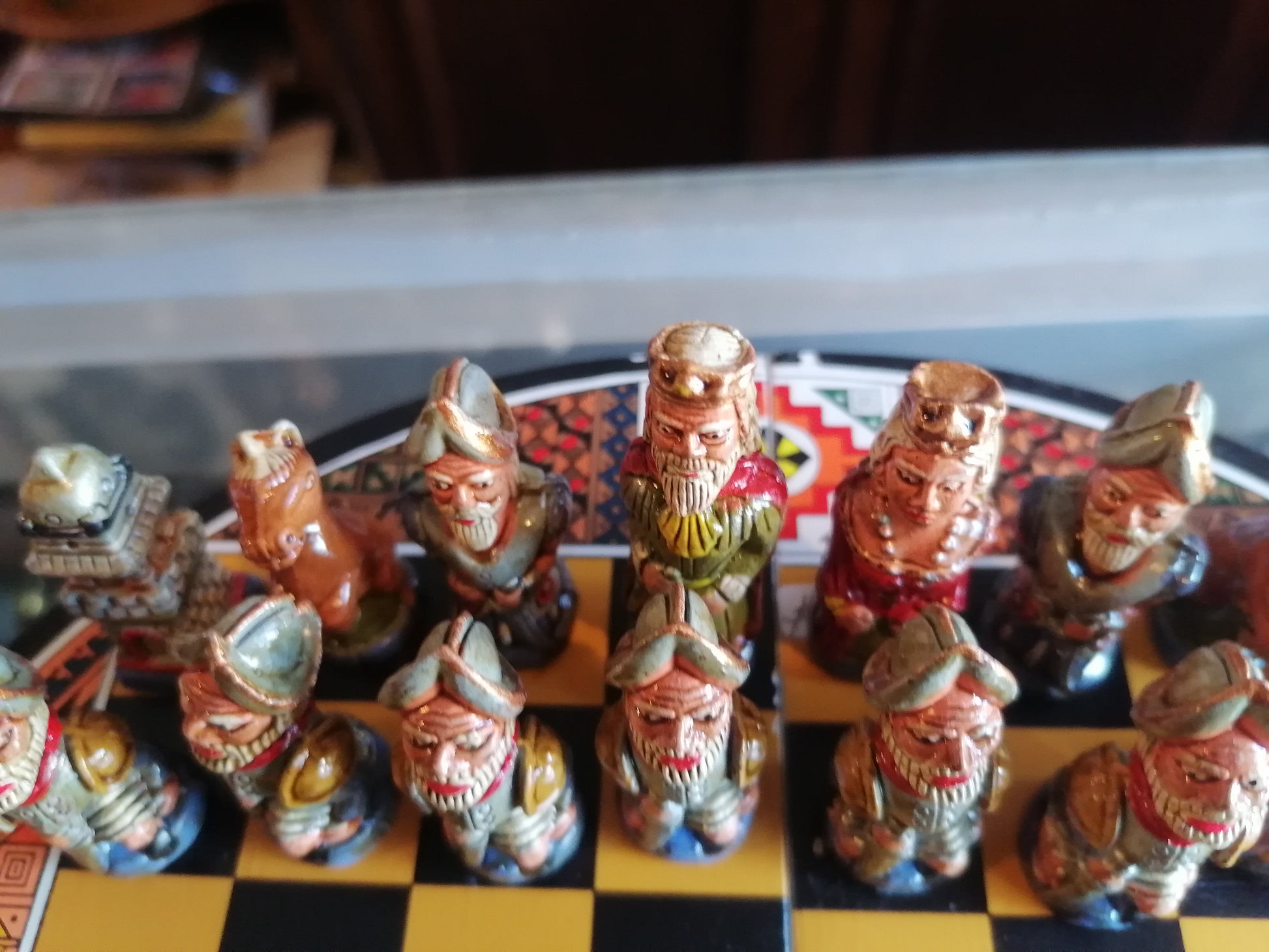 juego de ajedrez artesanal - Antiques Bazaar Ensenada