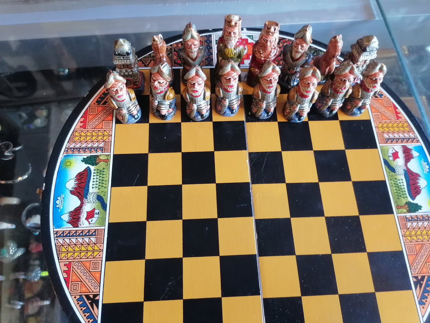 juego de ajedrez artesanal - Antiques Bazaar Ensenada
