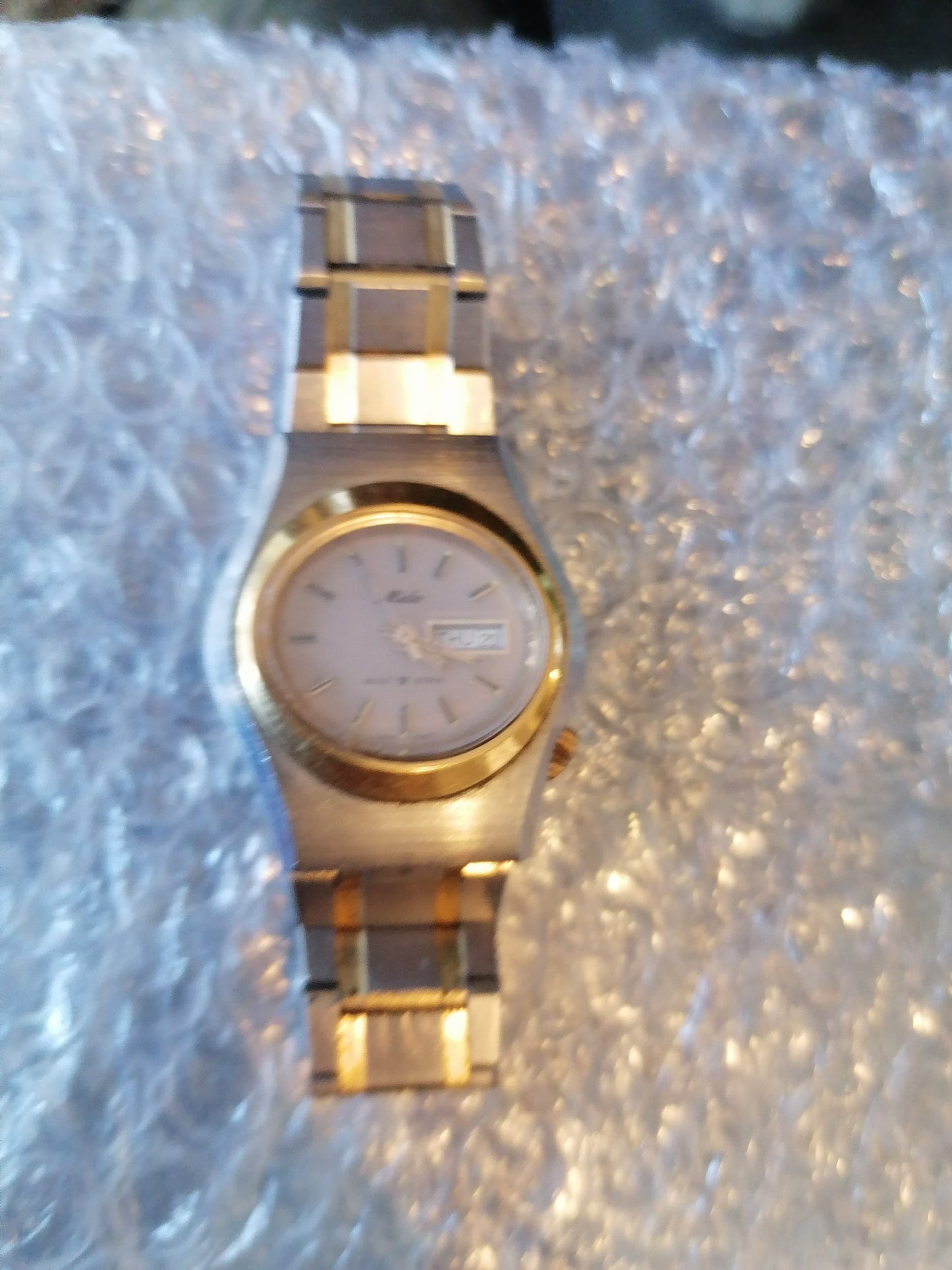 El Reloj Automático Mido Multi Estrella Día y Fecha Dos Tonos 38mm 2603-4 - Antiques Bazaar Ensenada