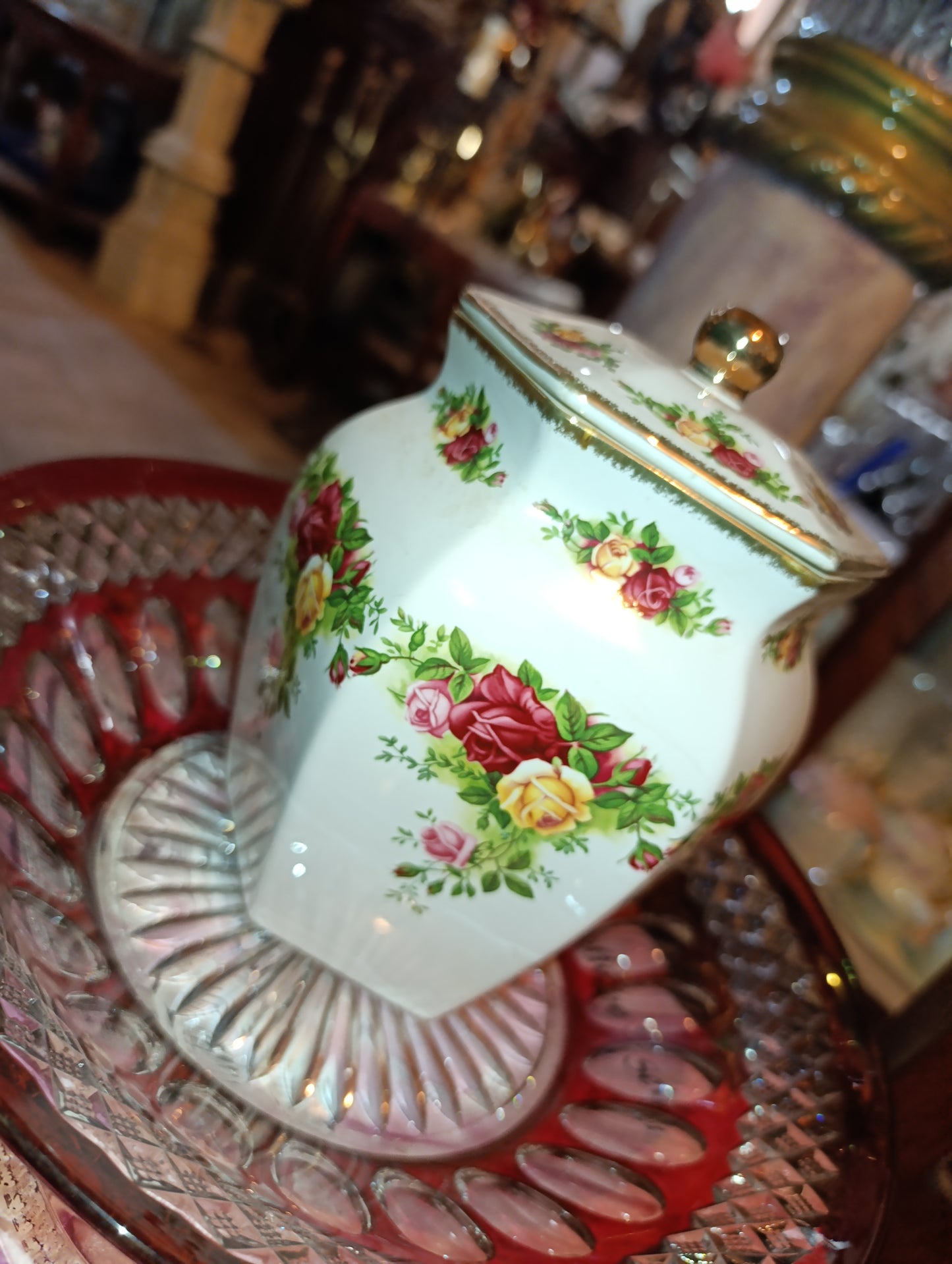 Juego de Té Royal Albert Old Country Roses | Elegancia Clásica Inglesa