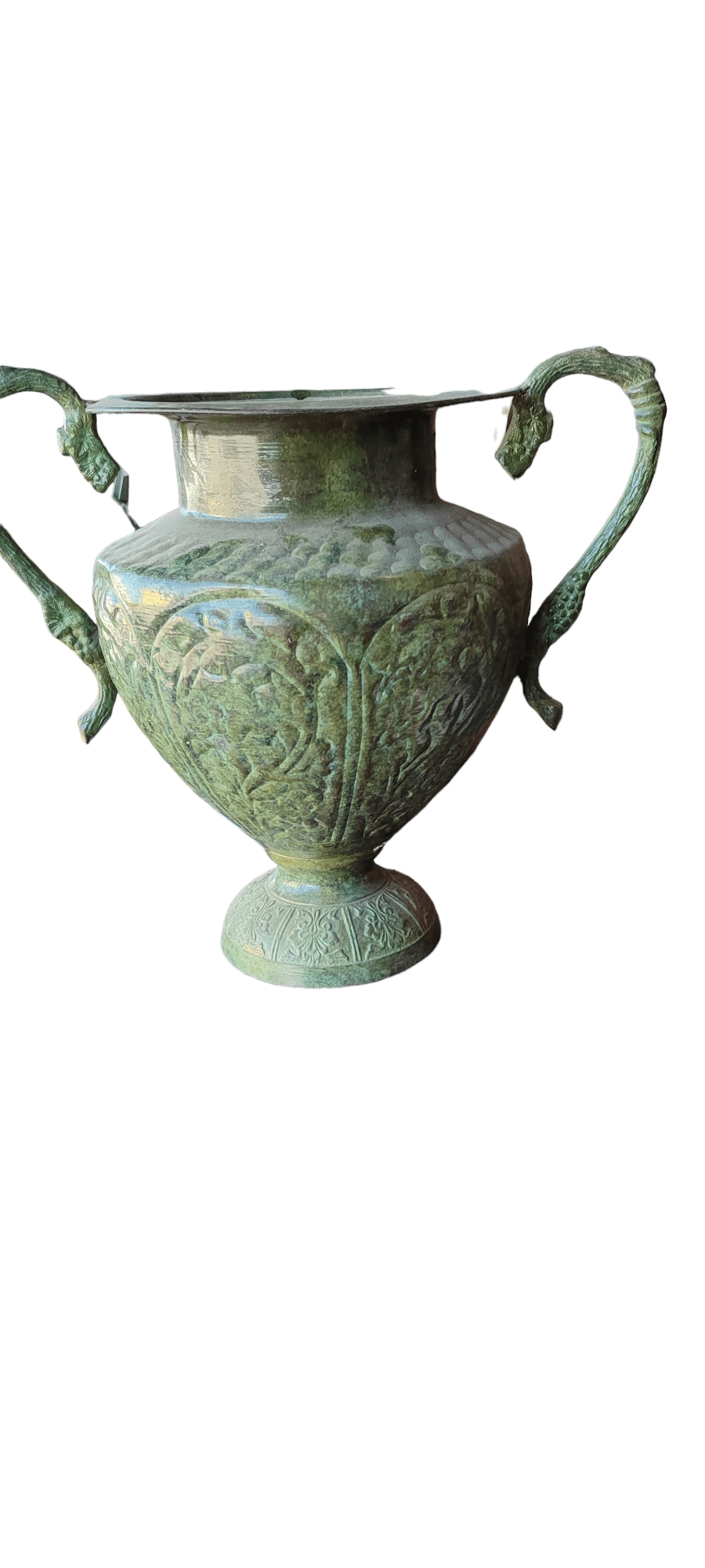 jarrón de bronce antiguo - Antiques Bazaar Ensenada