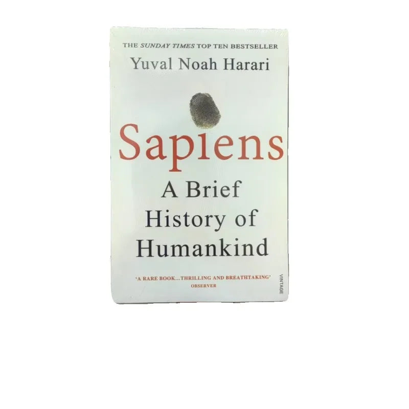 Sapiens: A Brief History of Humankind Yuval Noah Harari English Books Anthropological History Books Extracurricular Reading Book - Antiques Bazaar Ensenada