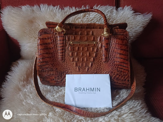 Brahmin Finley Carryall Satchel - Antiques Bazaar Ensenada