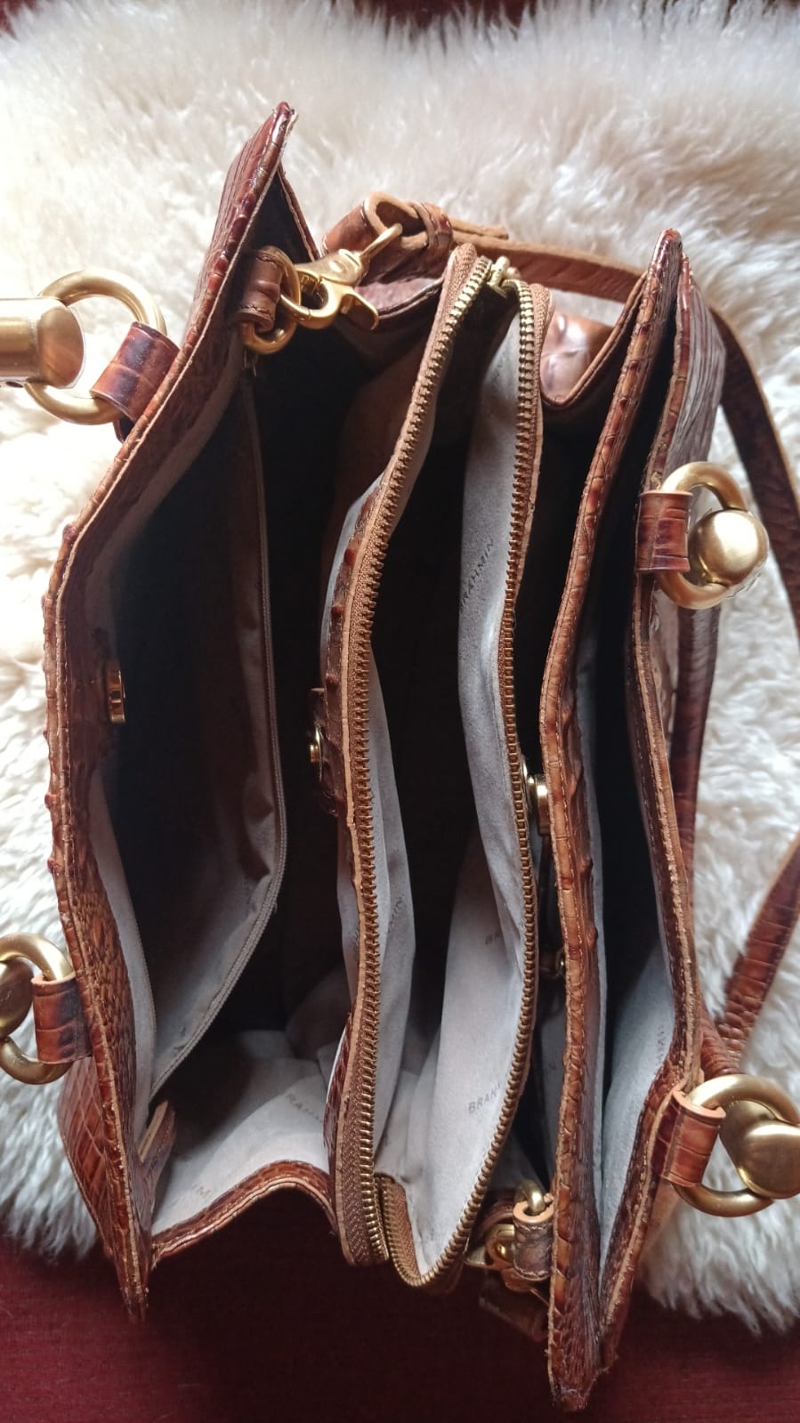 Brahmin Finley Carryall Satchel - Antiques Bazaar Ensenada