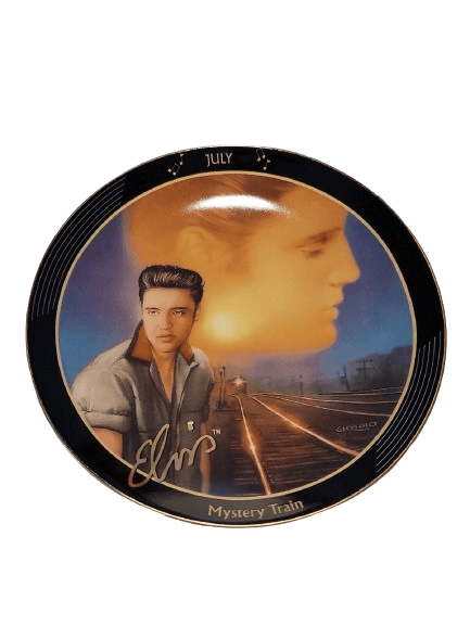 set de platos calendario perpetuo de coleccionista de Elvis Presley de Bradford Exchange - Antiques Bazaar Ensenada